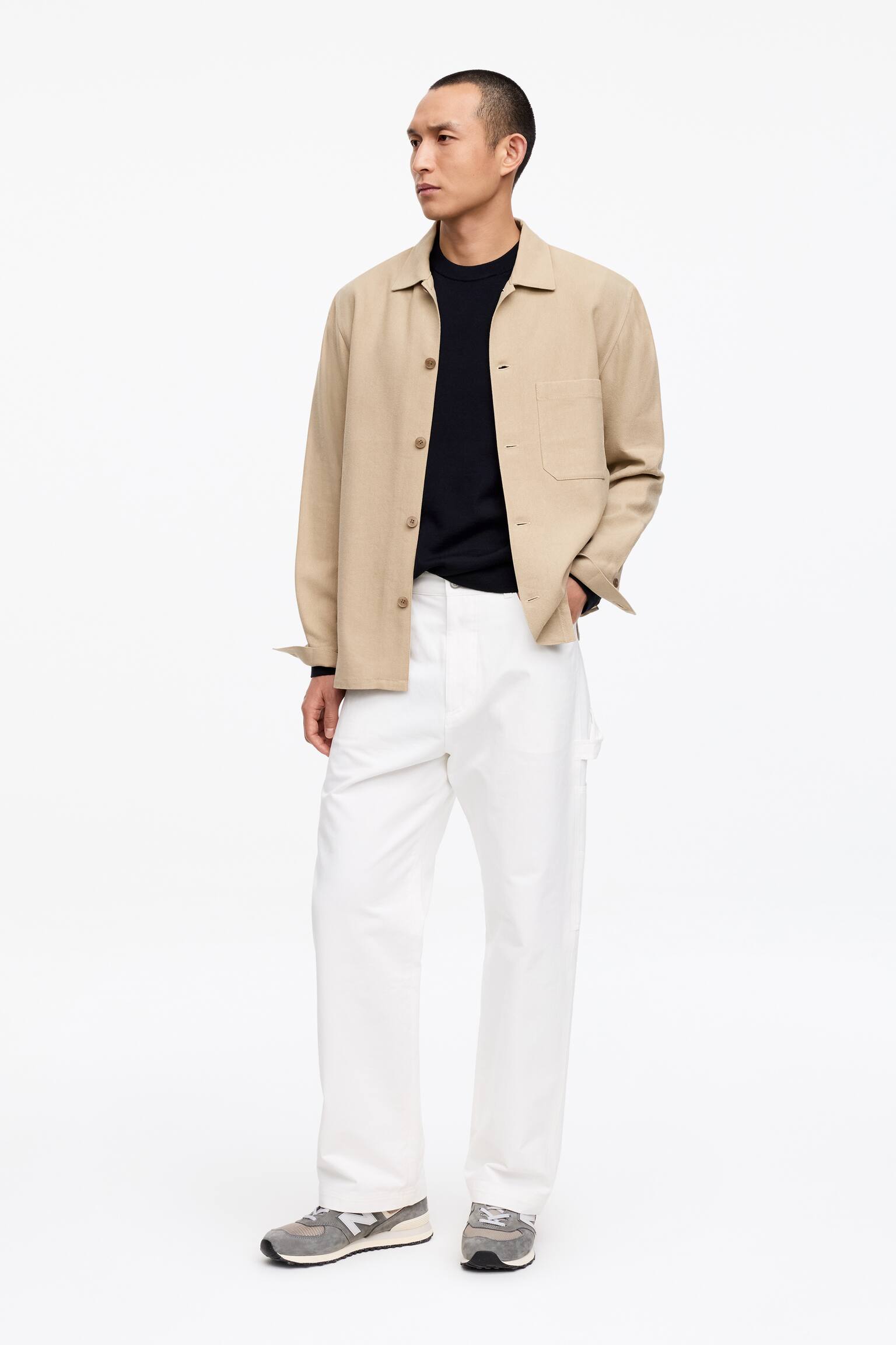 Maglione in lana merino con lavorazione sottile - Blu scuro/Grigio mélange/Talpa/Grigio scuro/Verde scuro - 5