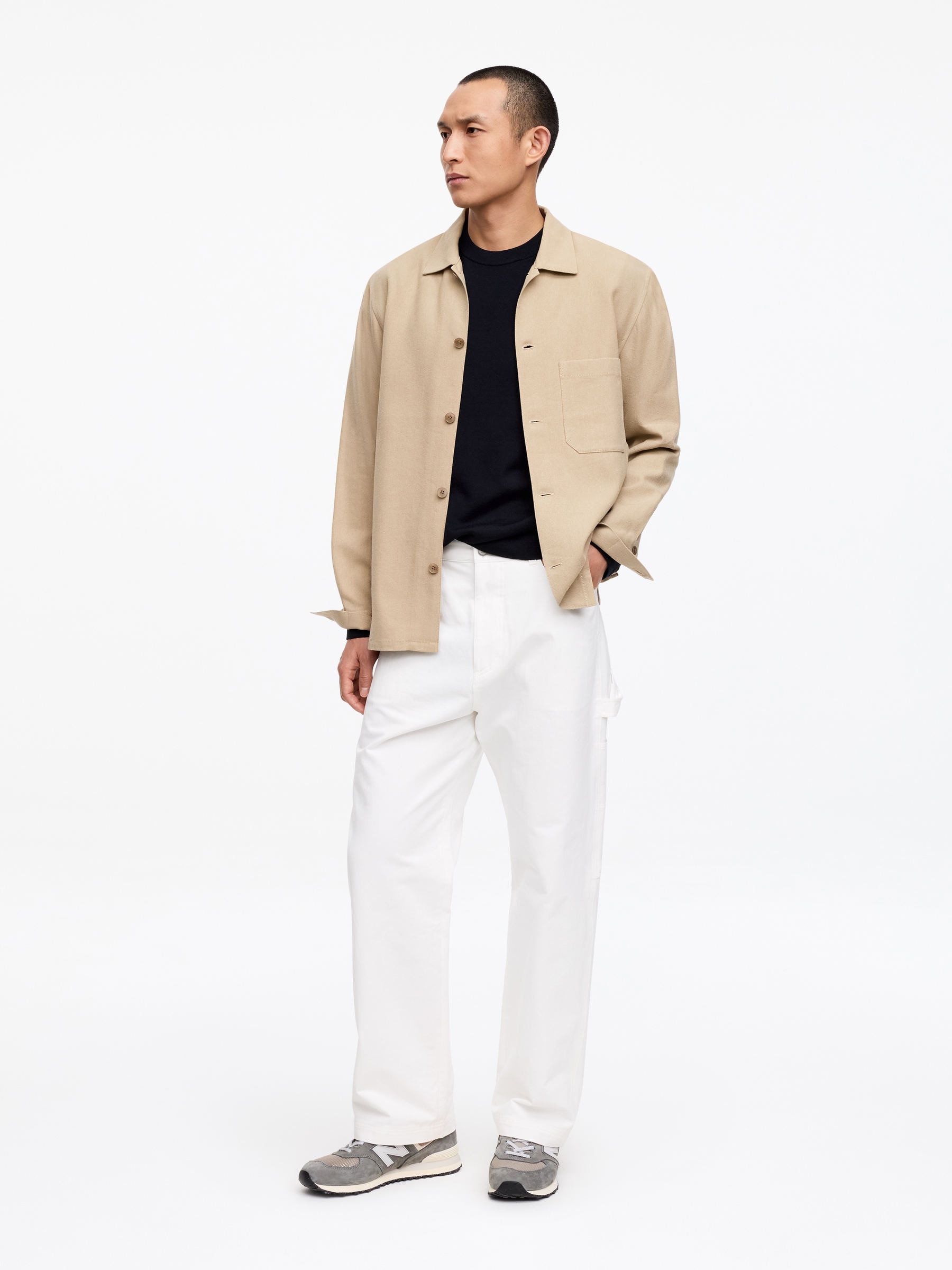 Jersey de punto fino en lana merino - Azul oscuro - Corte estándar - Men - StillMedia/Lookbook - 49