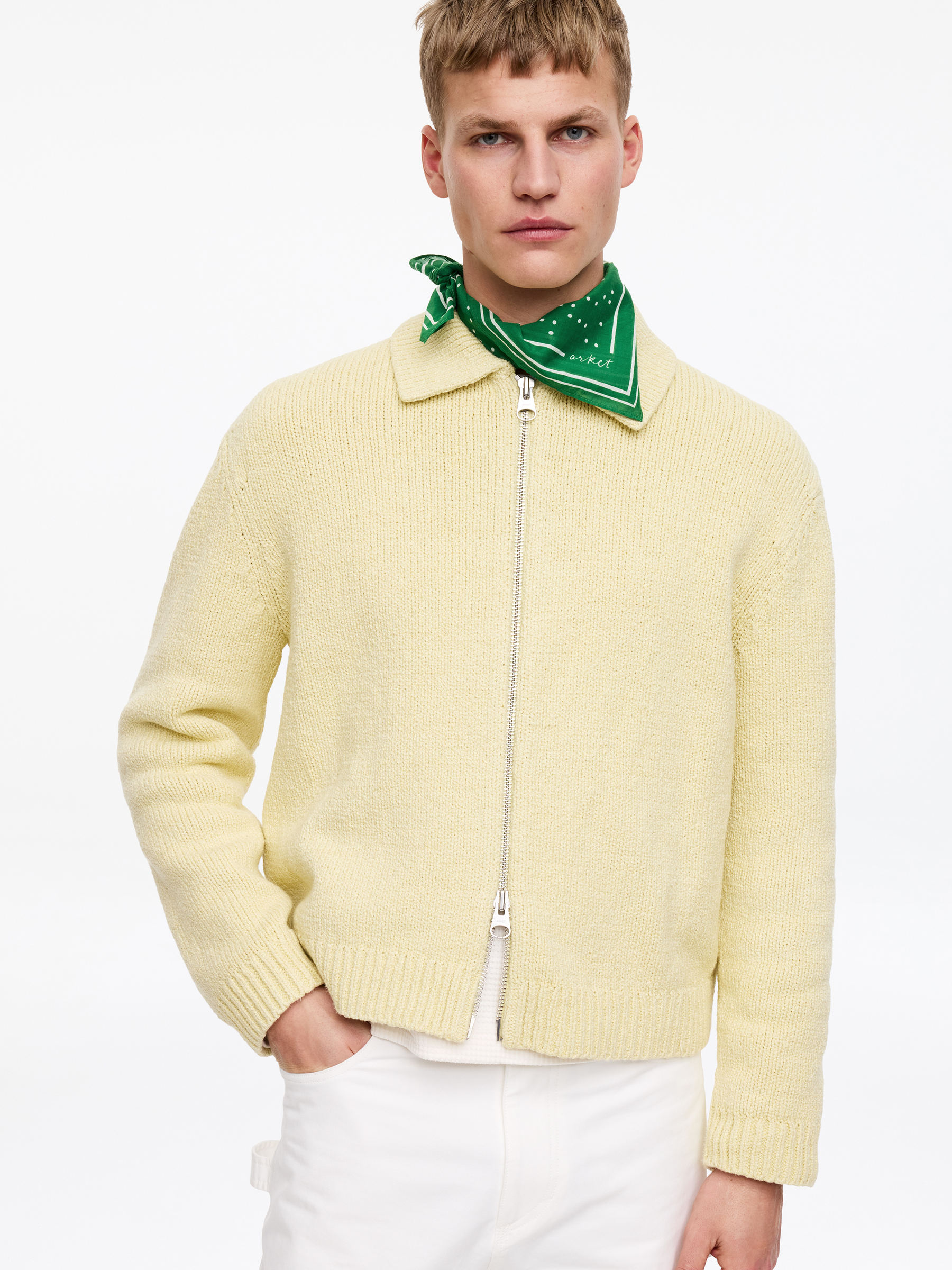 Cotton Bandana - Green - Men - StillMedia/Lookbook - 4