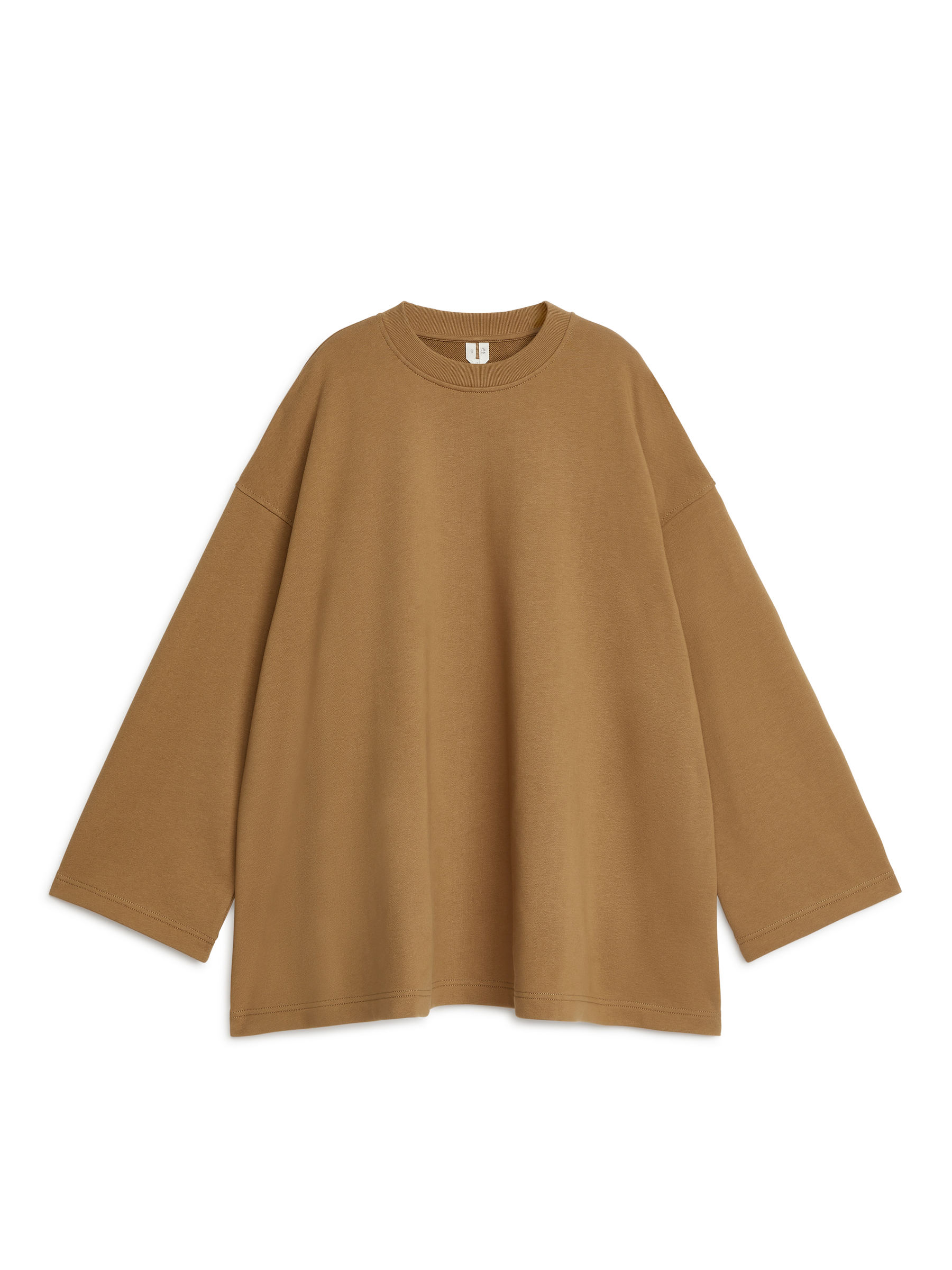 Legeres Sweatshirts aus Baumwolle - Braun - Oversize - Damen - StillMedia/DescriptiveStillLife - 1