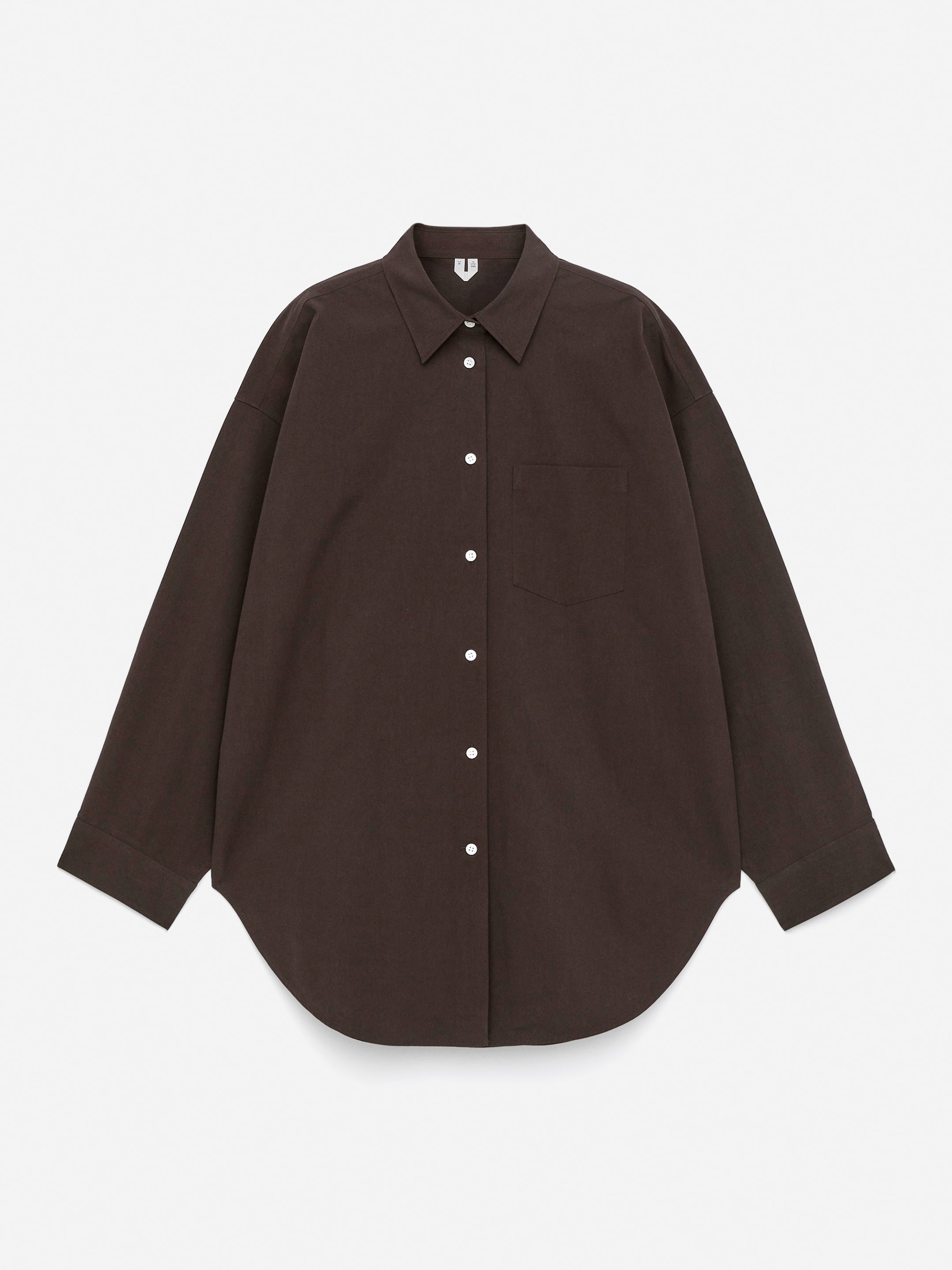 Vis større bilde: Skjorte med batwing-ermer - Brun - DAME | H&M NO 5
