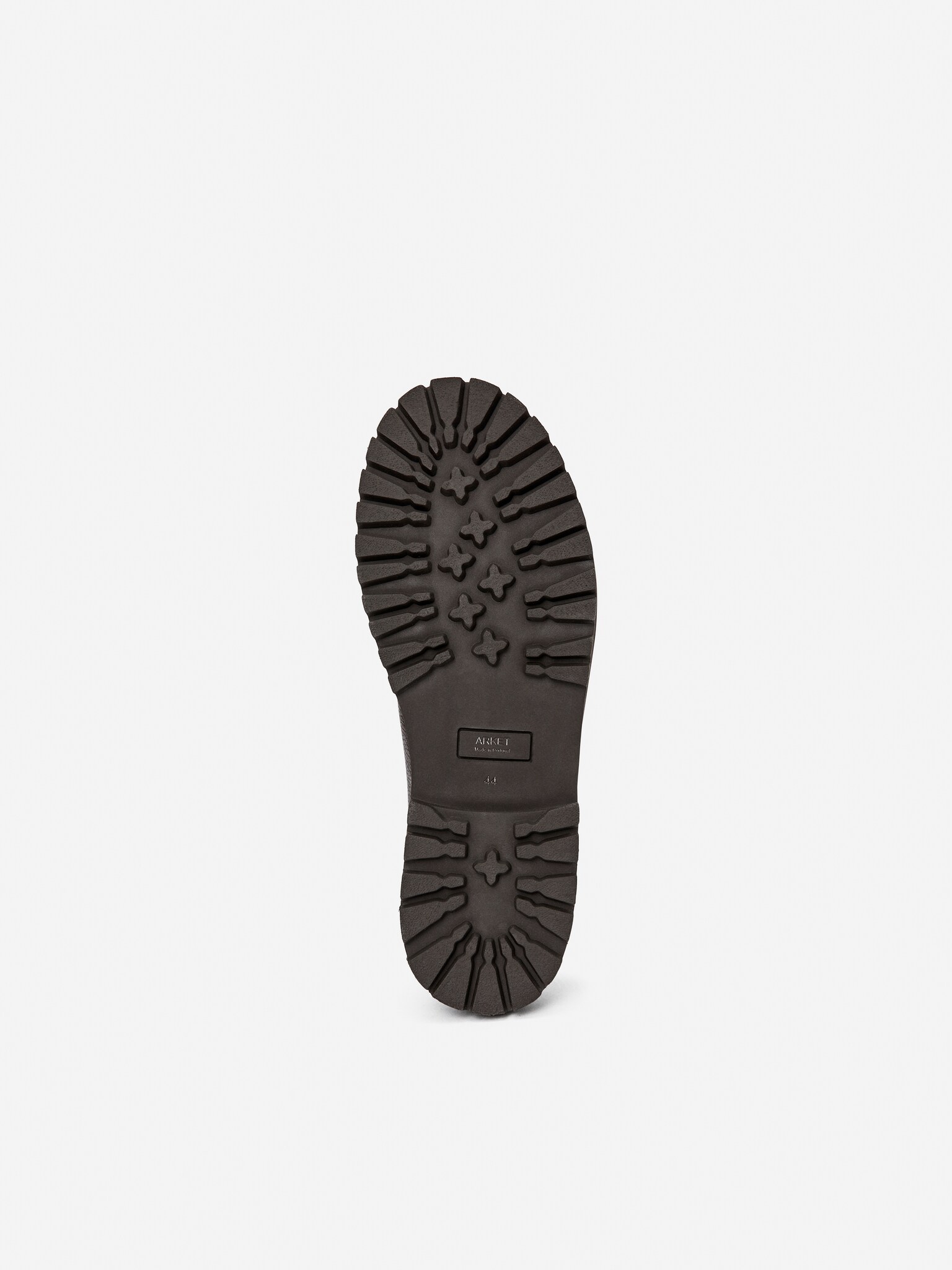 Chaussures de randonnée en cuir - Marron foncé/Noir - 4