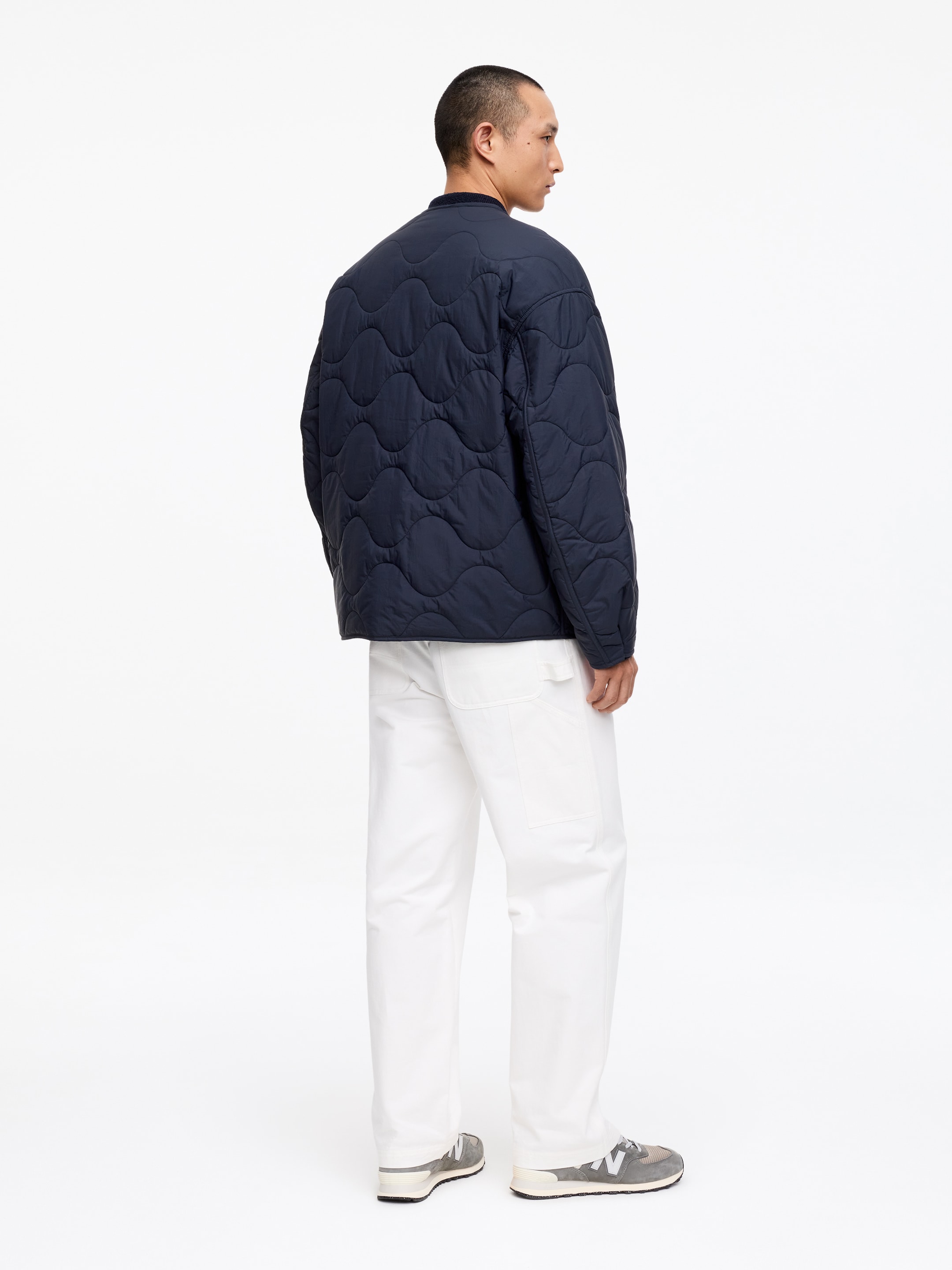 Veste de doublure ARKET ACTIVE - Bleu foncé - Regular fit - Homme - StillMedia/Lookbook - 4