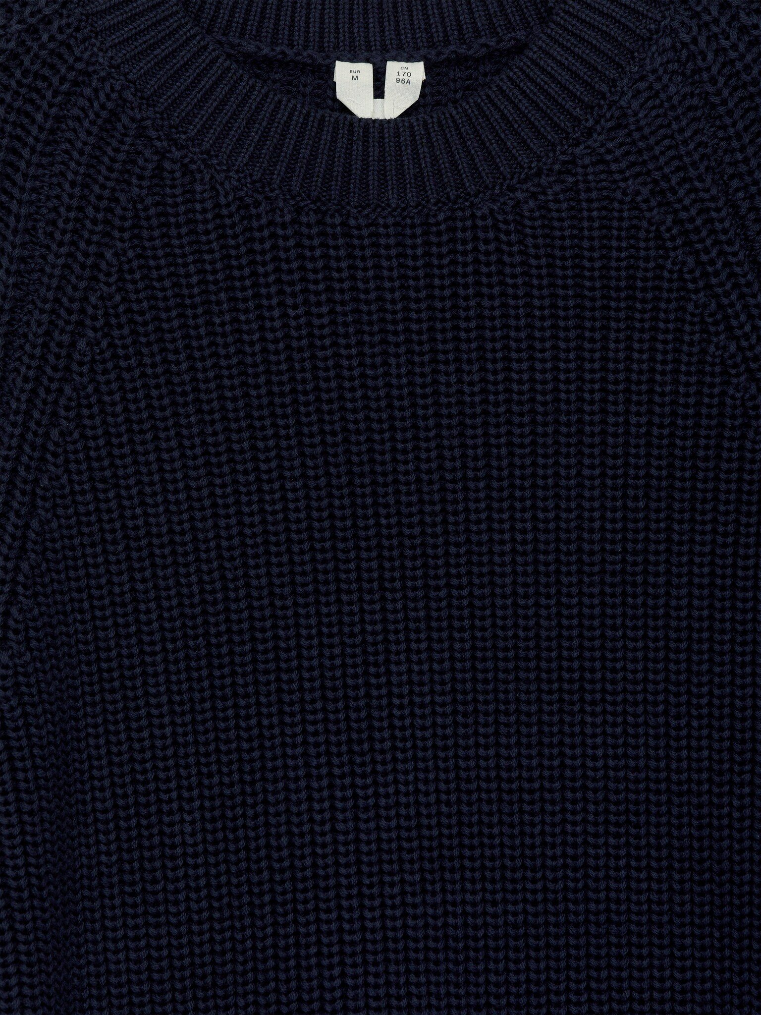 Pull en coton - Bleu foncé - 6