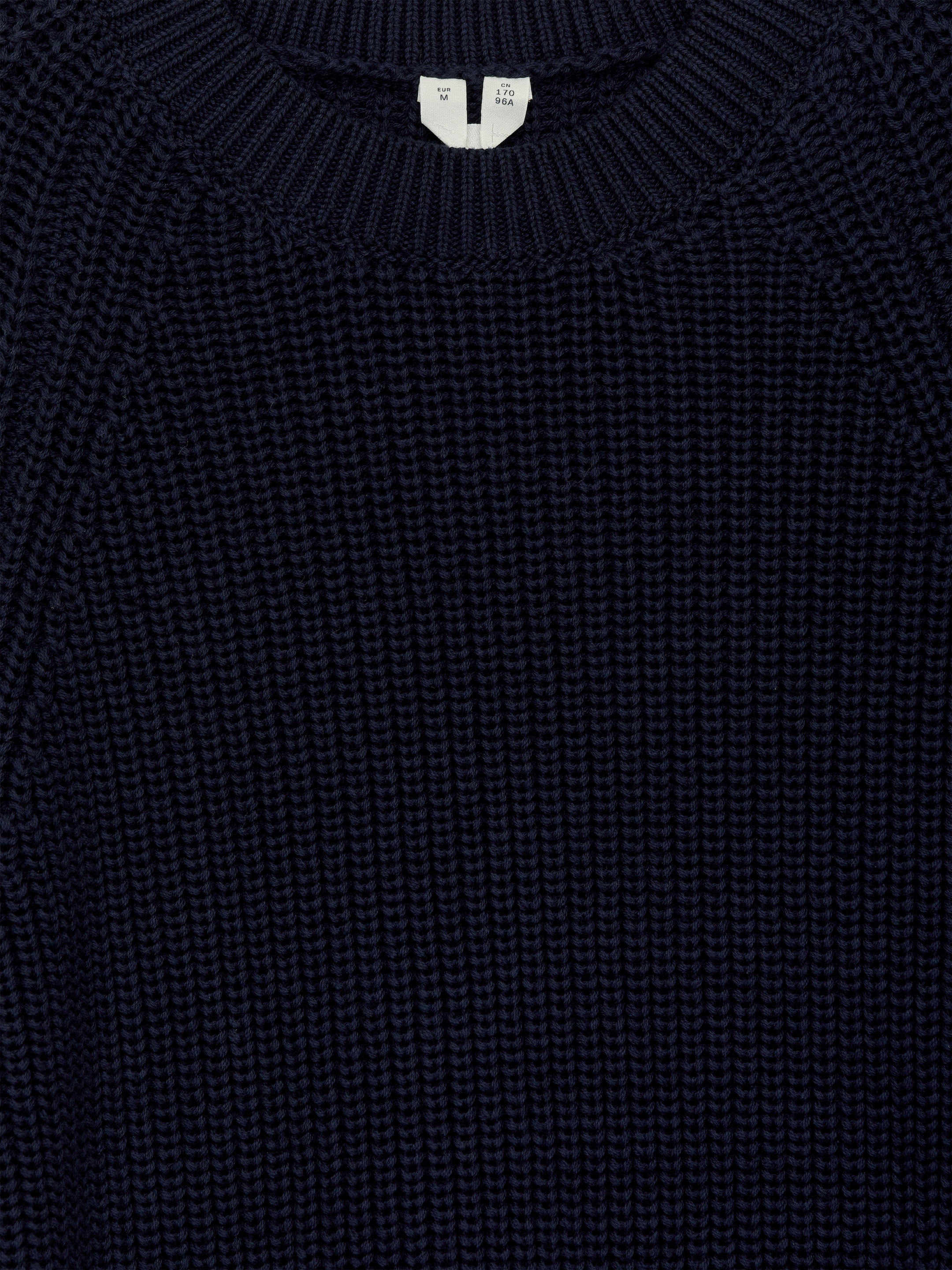 Pull en coton - Bleu foncé - Slim fit - Femme - StillMedia/DescriptiveDetail - 1