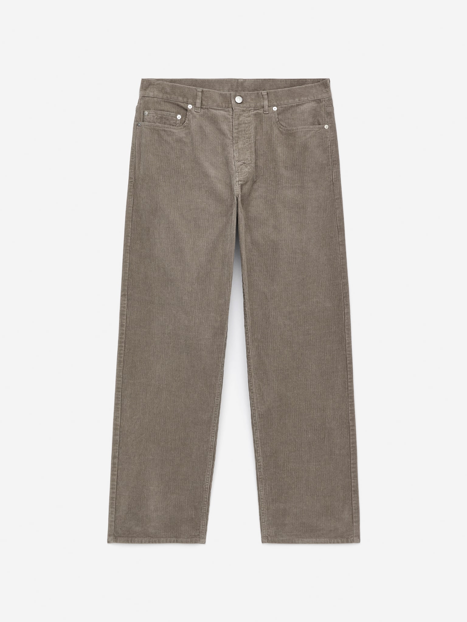 Losse corduroy broek - Licht taupe/Bruin/Zwart - 2