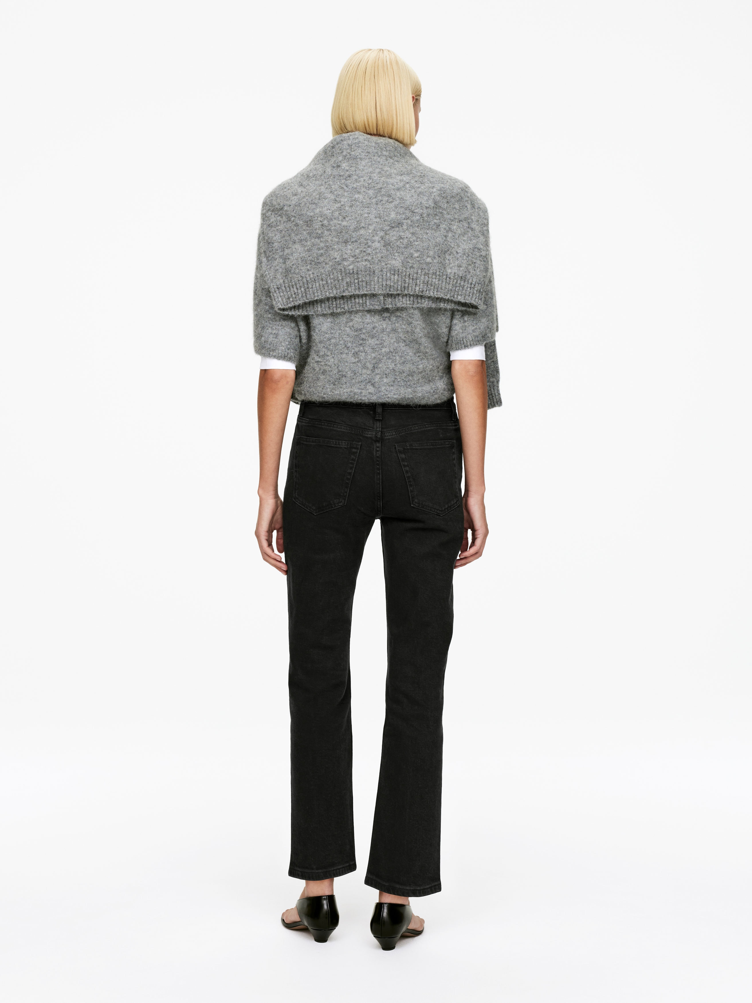 JADE CROPPED Slim Jeans - Washed Black - Slim fit - Women - StillMedia/Lookbook - 4
