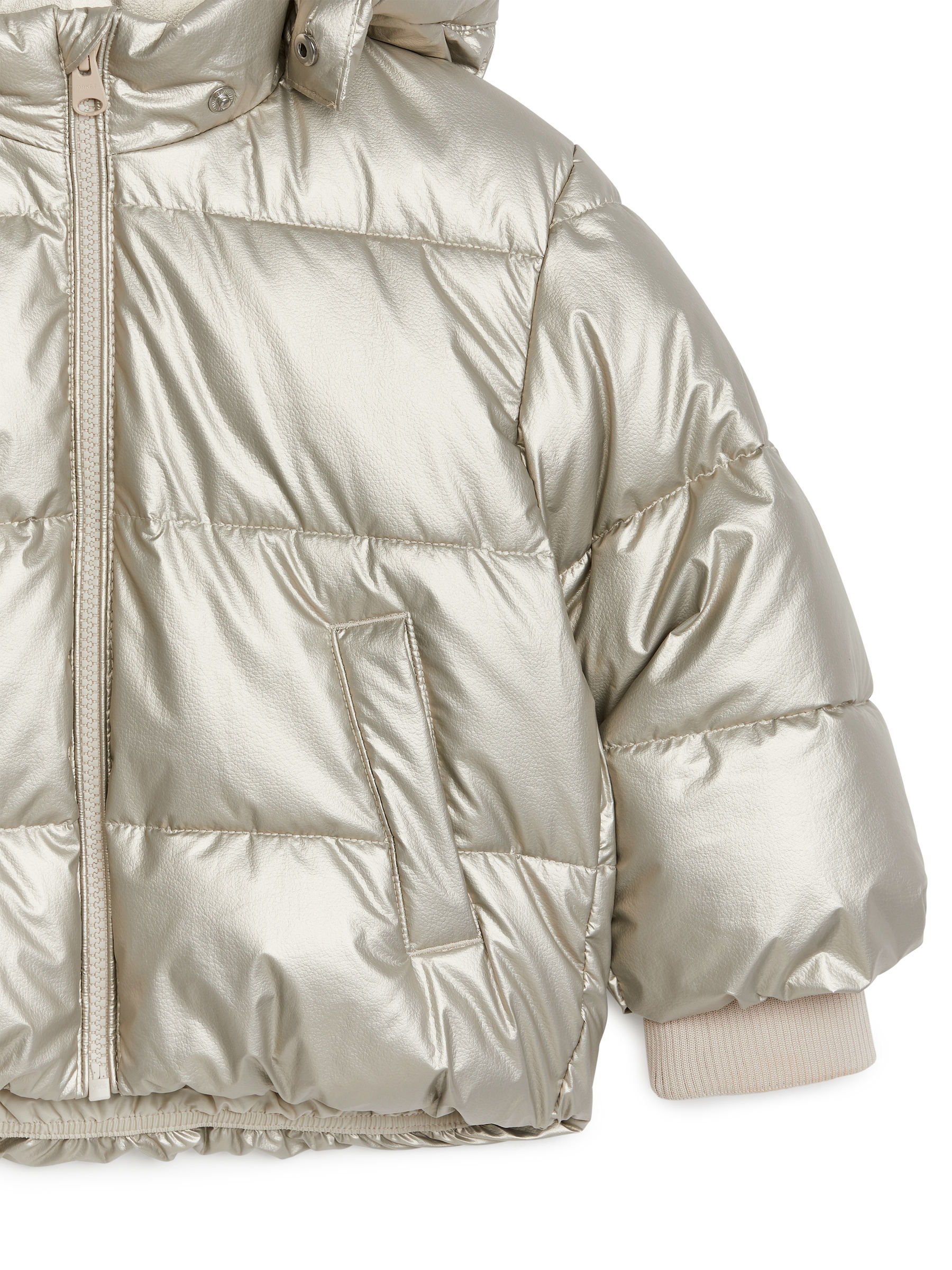 Puffer Jacket - Silver - Regular fit - Children - StillMedia/DescriptiveDetail - 1