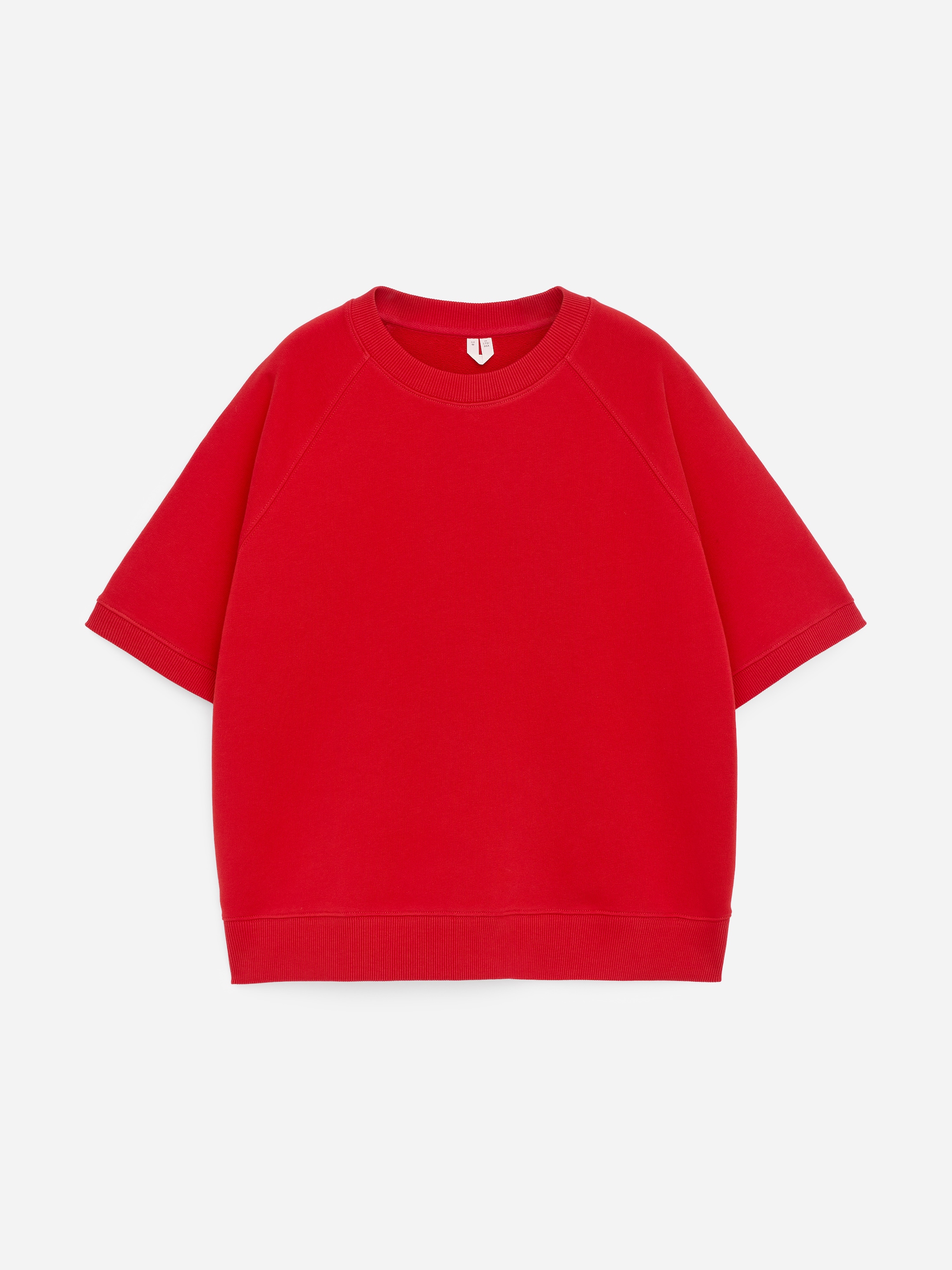 French Terry Sweatshirt-Red-18172