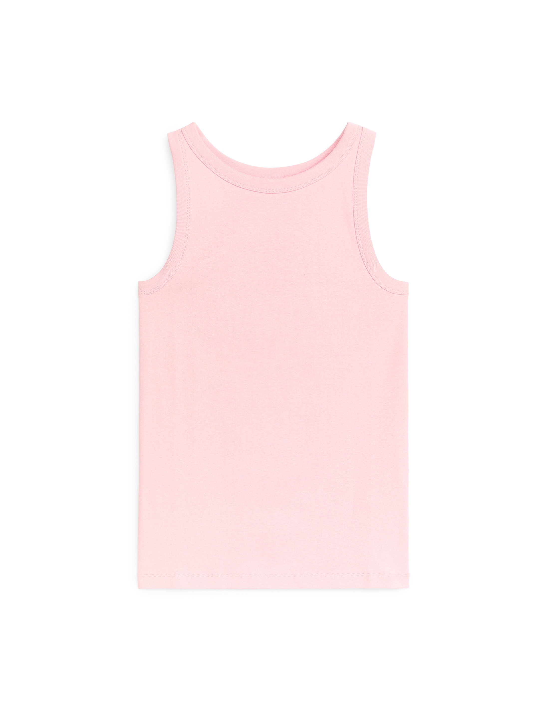Zobrazit větší obrázek: Žebrovaný top - Light Pink - ŽENY | H&M CZ 1