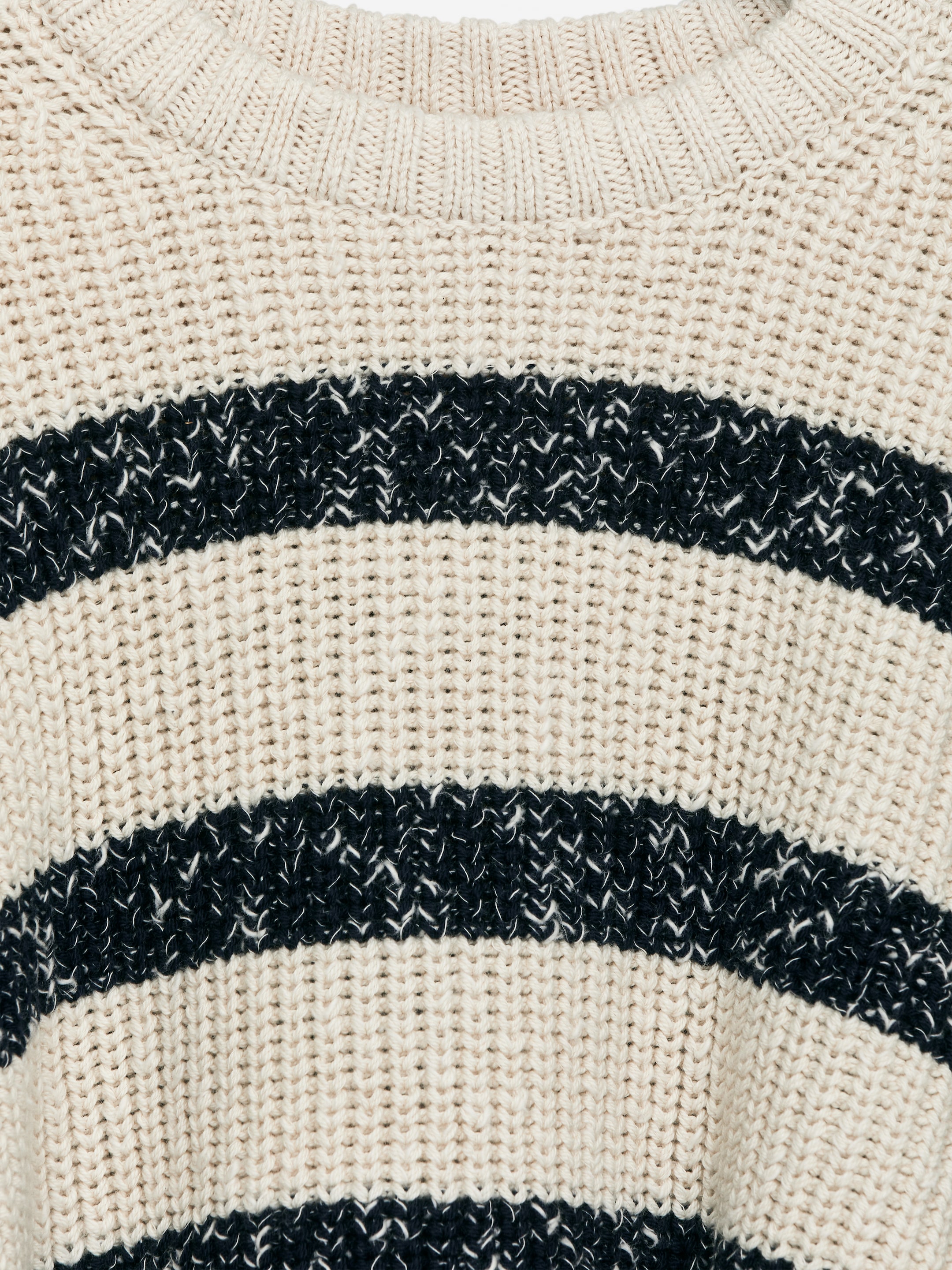 Baumwollstrickpullover - Beige/Schwarz - Regular Fit - Women - StillMedia/DescriptiveDetail - 1