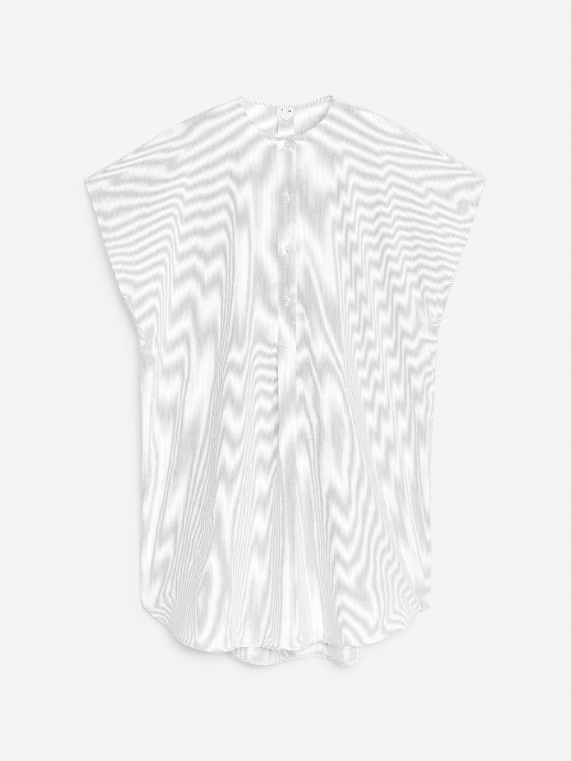 Visa större bild: Tunika med holkärm - Vit - DAM | H&M FI 1