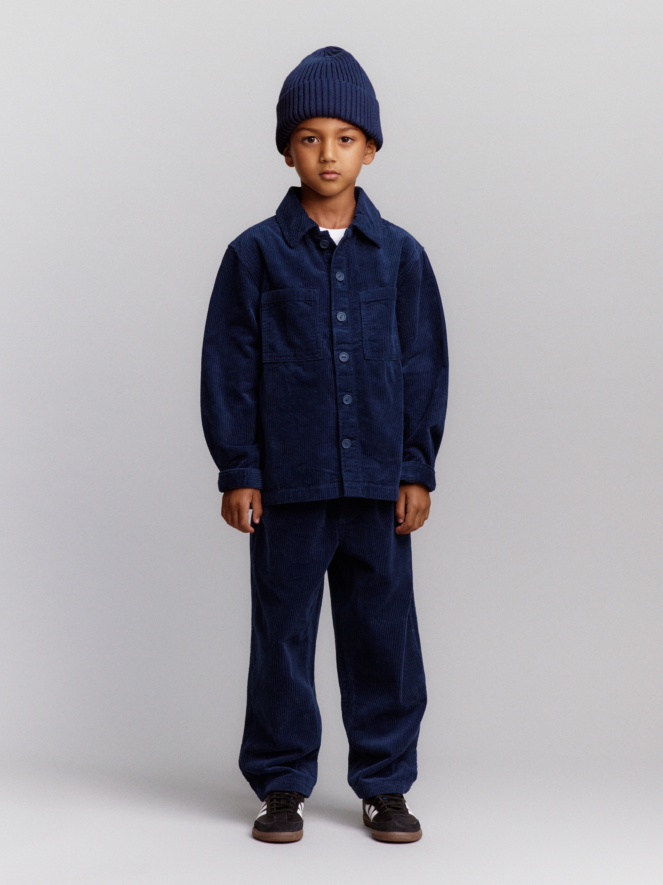 Rippstrickmütze - Dunkelblau - children - StillMedia/Environmental - 1