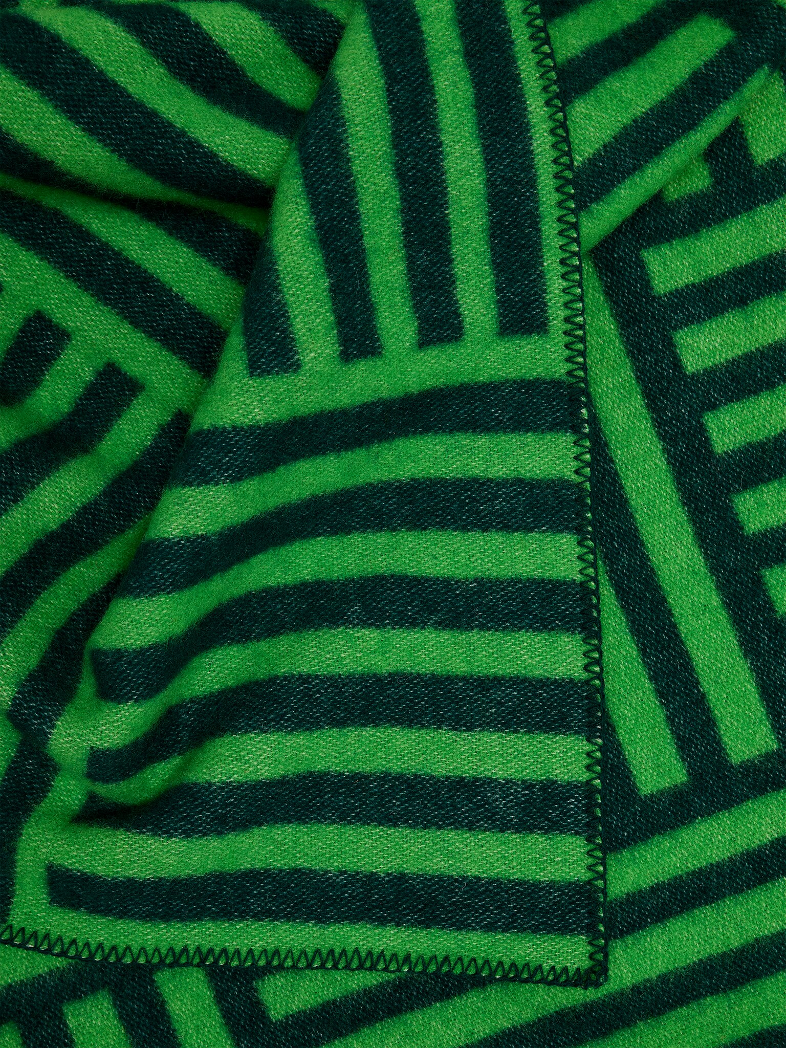 Klippan Wool Blanket - Зелено/Розово - 3