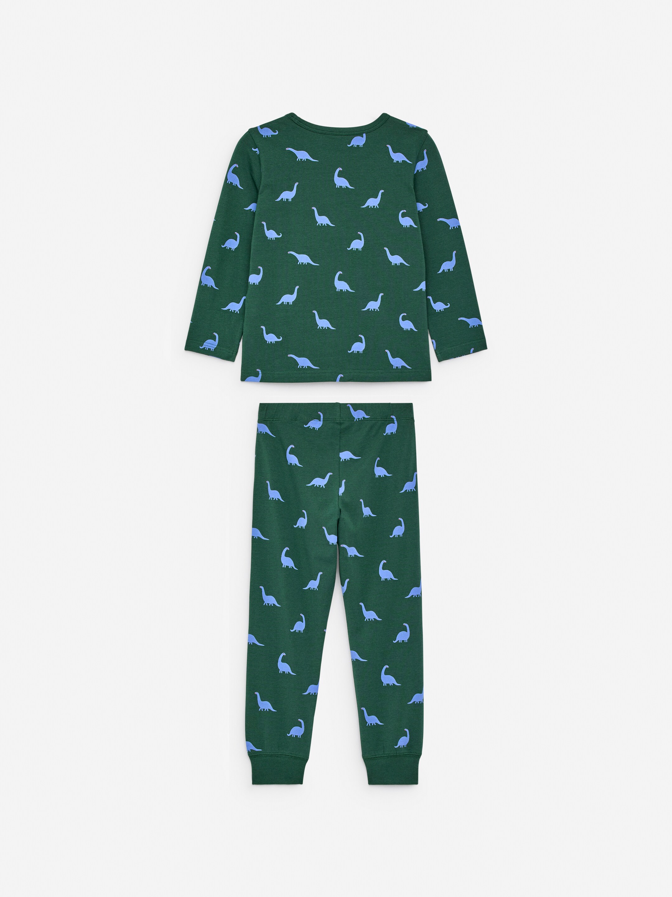Visa större bild: Trikåpyjamas - Mörkgrön - BARN | H&M SE 2