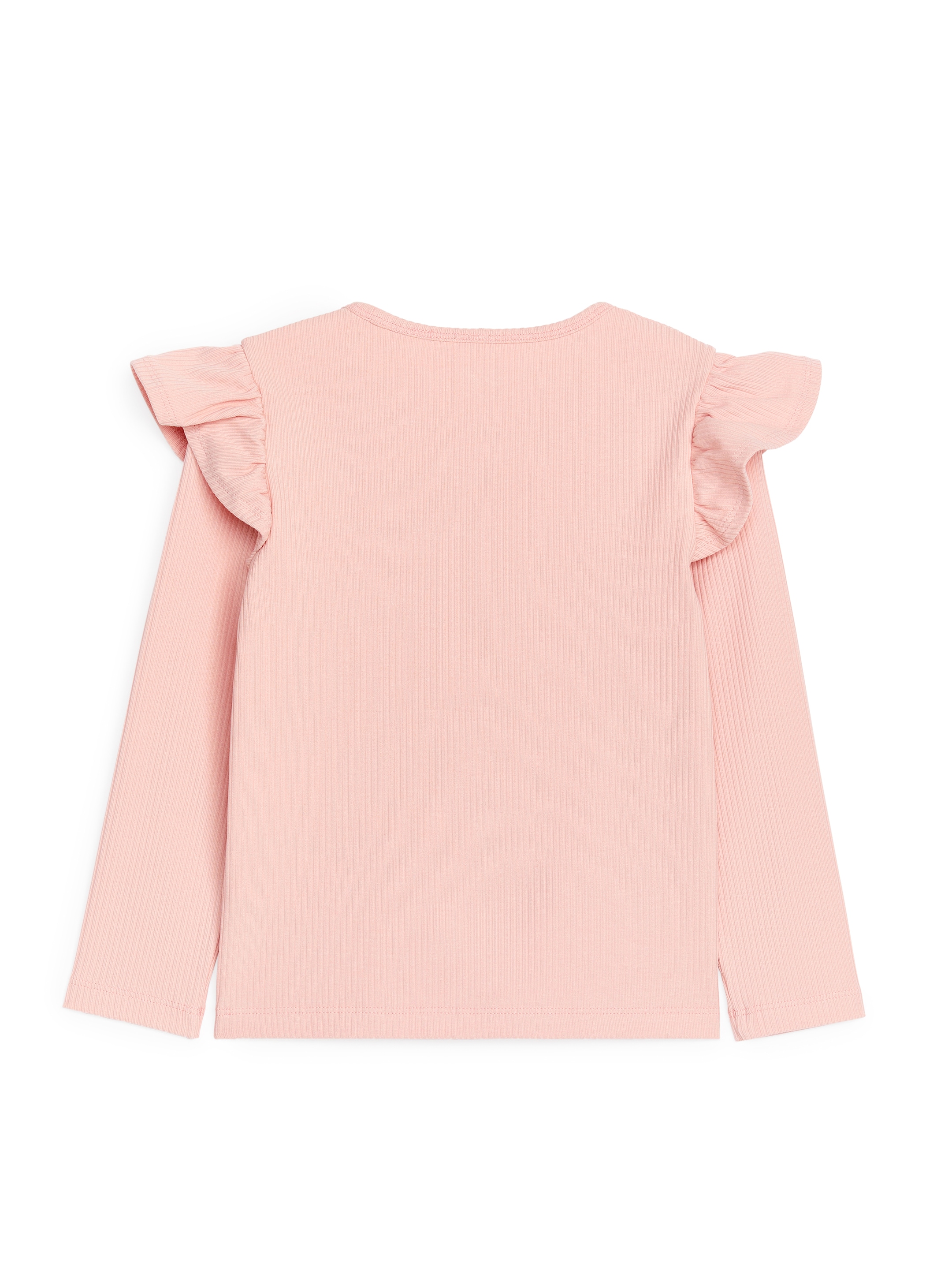 Trikåtopp med volang - Rosa - Slim fit - Children - StillMedia/DescriptiveStillLife - 1