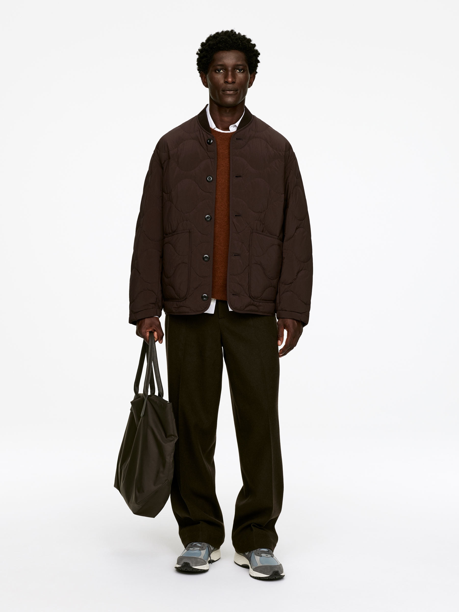 Chaqueta interior Upcycled Down-#3C3533-16284