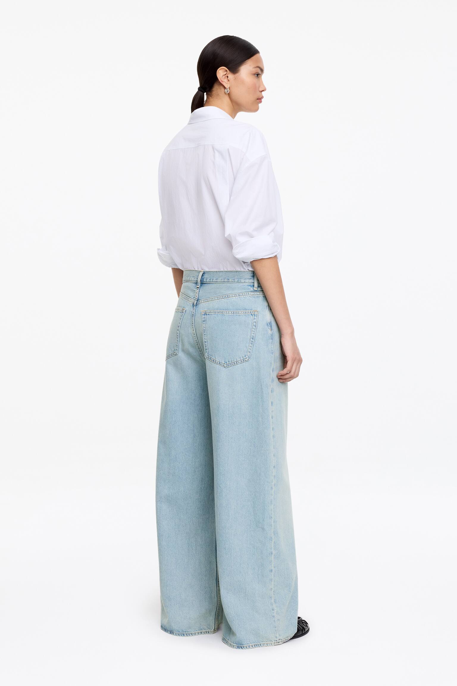 Jean large oversize CEDAR - Bleu ciel/Blanc/Bleu - 6