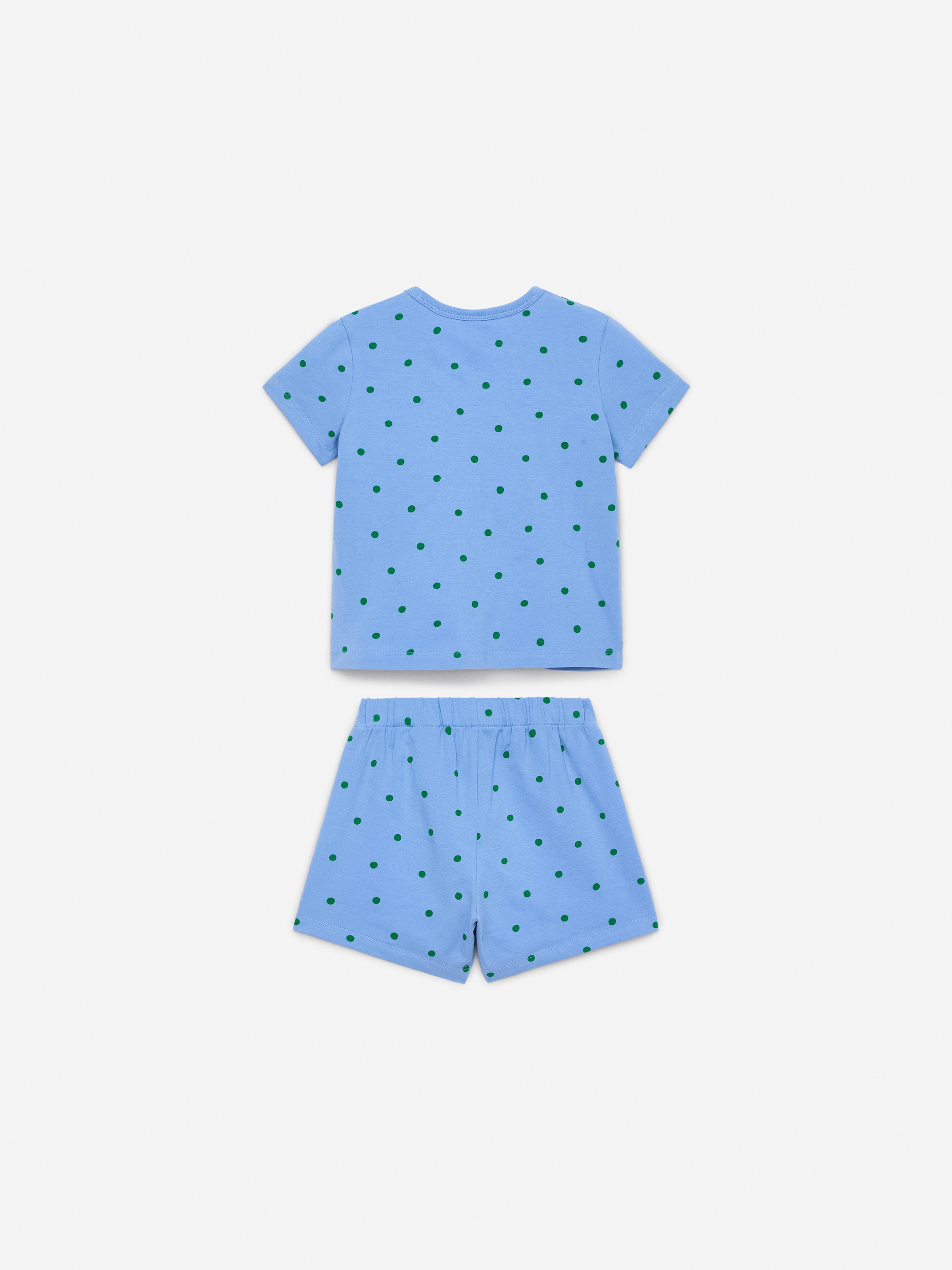 Short Jersey Pyjama Set - Blue/Green - Children - StillMedia/DescriptiveStillLife - 1