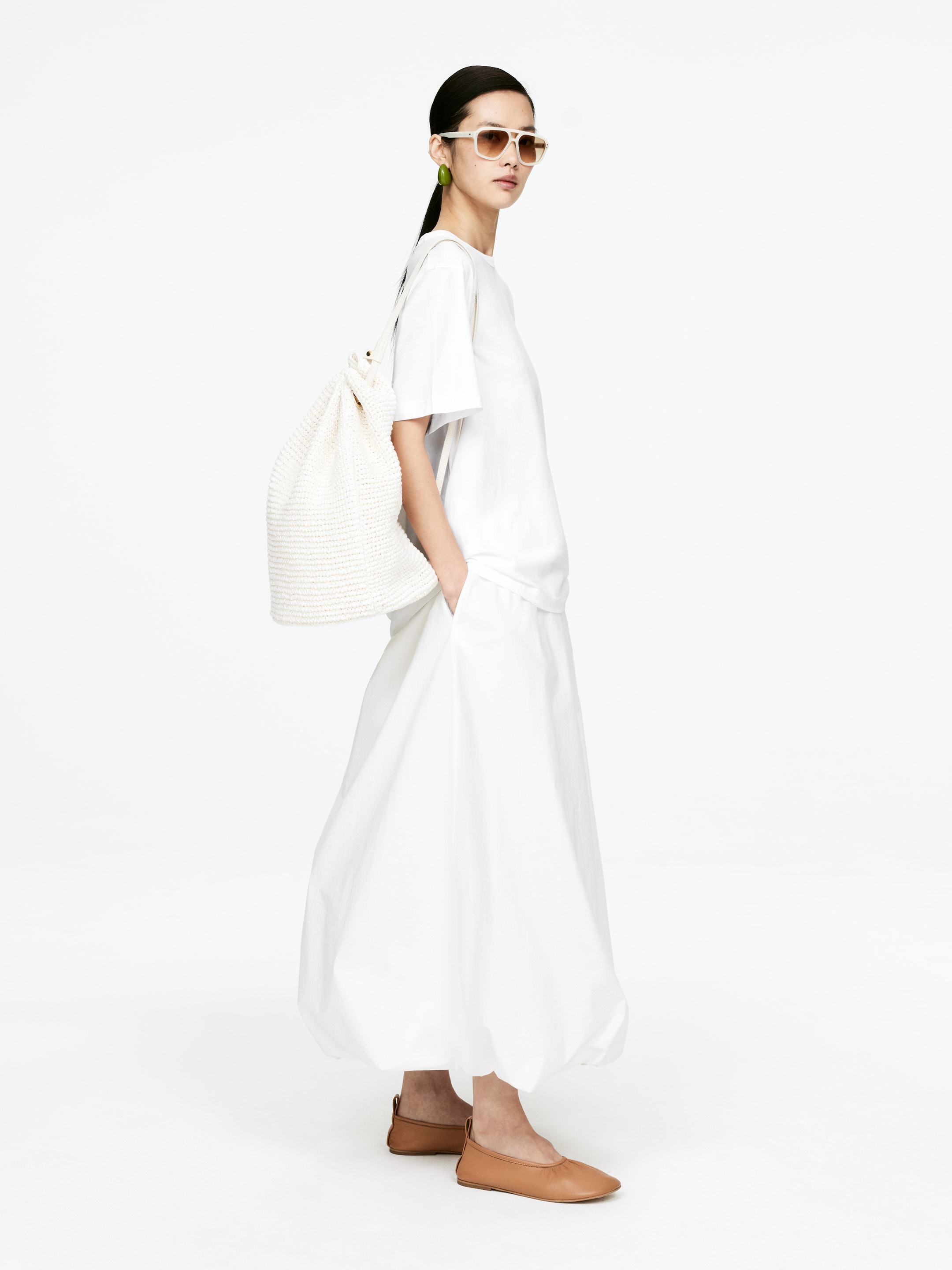 Grösseres Bild ansehen: Oversized-T-Shirt - Weiß - DAMEN | H&M CH 4