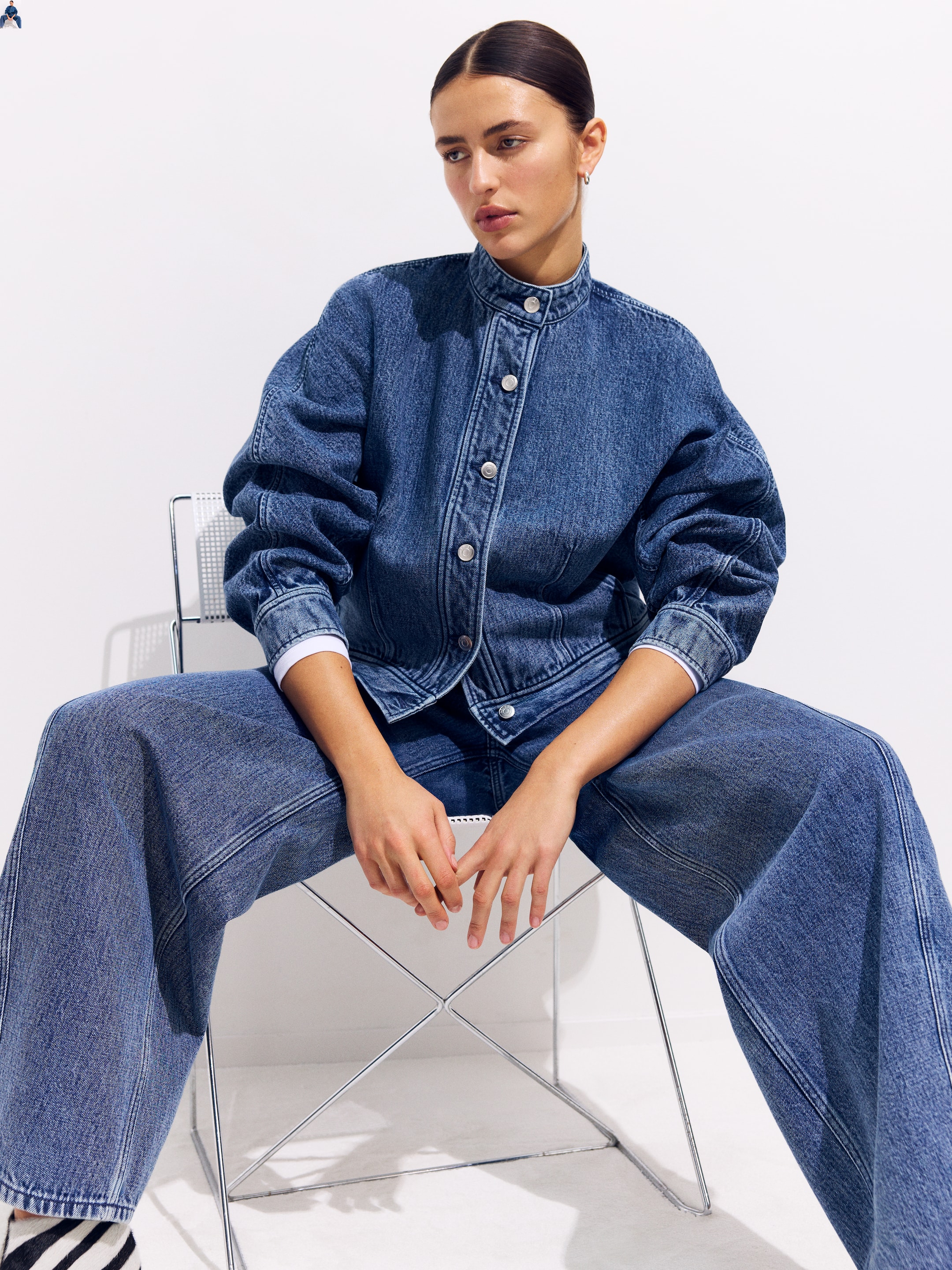 Sobrecamisa denim - Azul - Corte estándar - Women - StillMedia/Environmental - 1