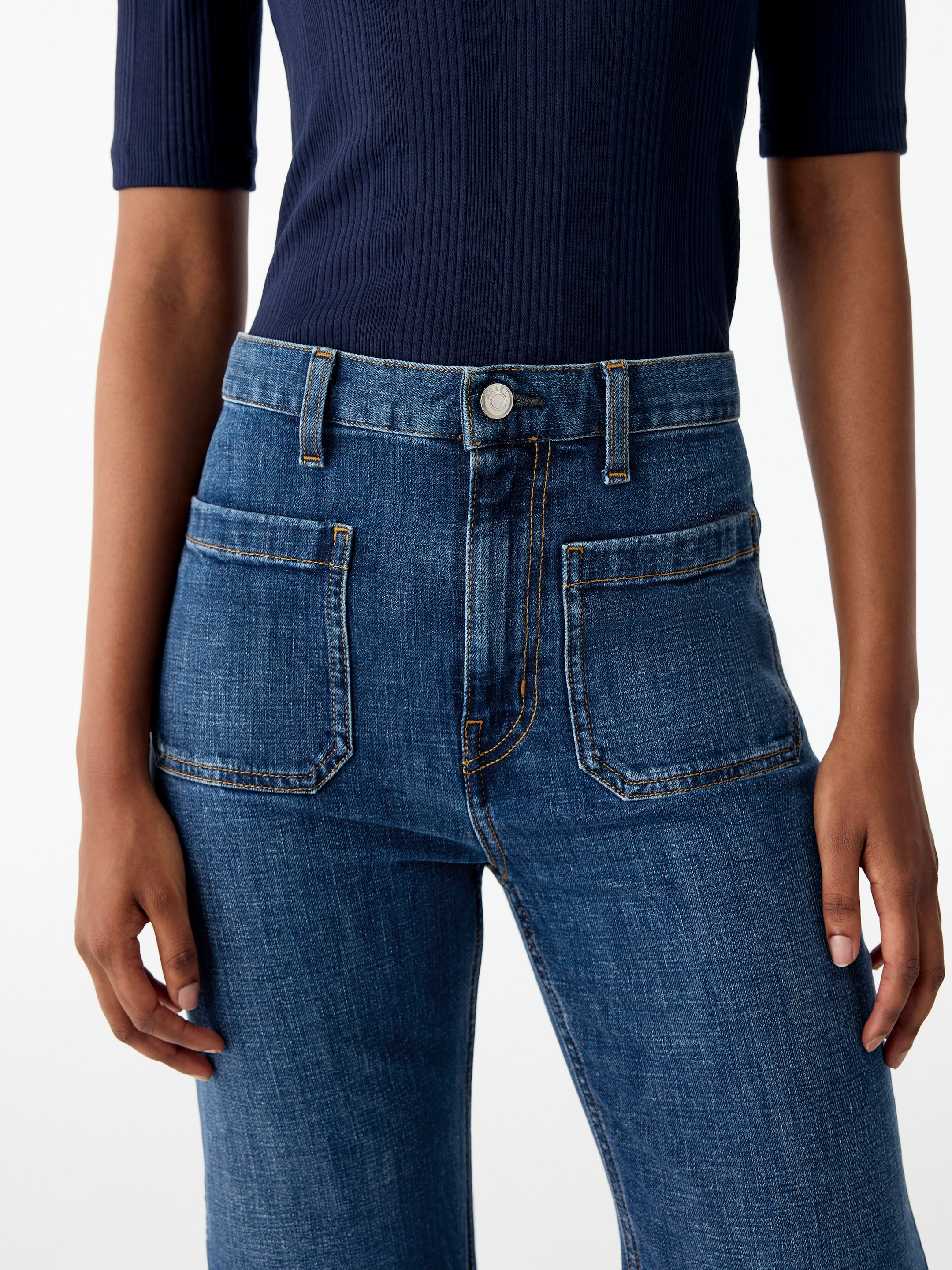 Vaqueros flared SPRUCE - Azul - Corte ajustado - women - StillMedia/Lookbook - 5