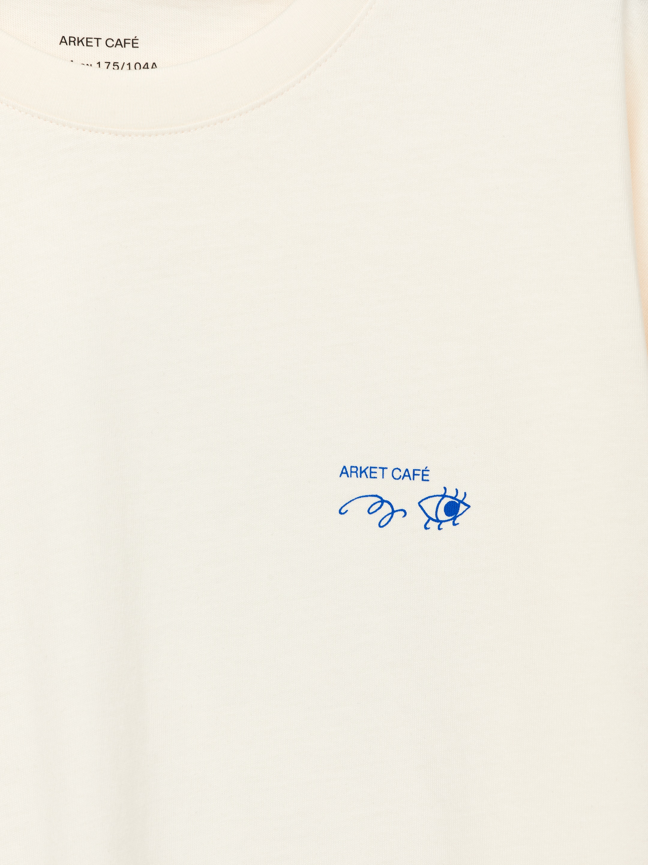 Visualizza immagine più grande: T-shirt a maniche lunghe ARKET CAFÉ - Bianco sporco/Blu - UOMO | H&M IT 7