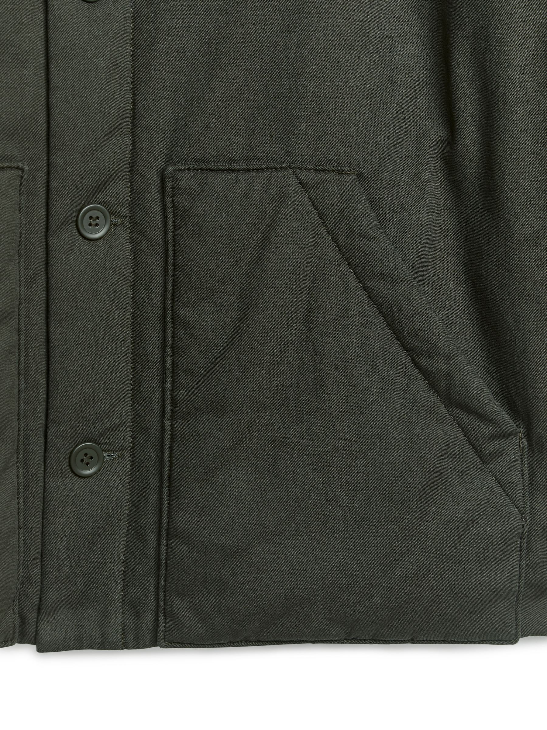 Padded Utility Jacket - Khaki Green - Regular fit - Men - StillMedia/DescriptiveDetail - 3