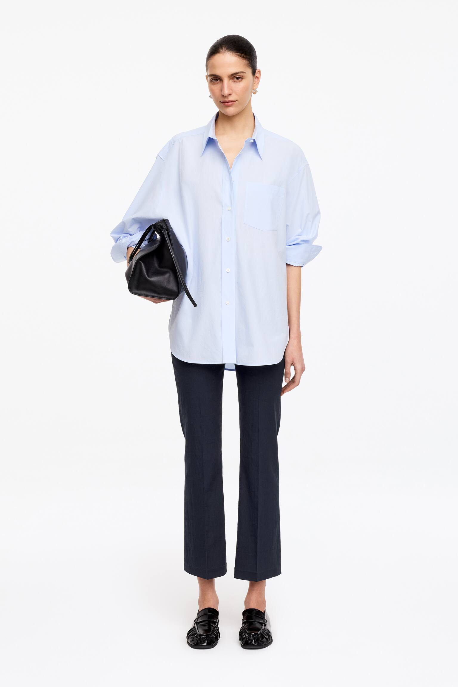 Kick flare-byxor - Mörkblå - 1