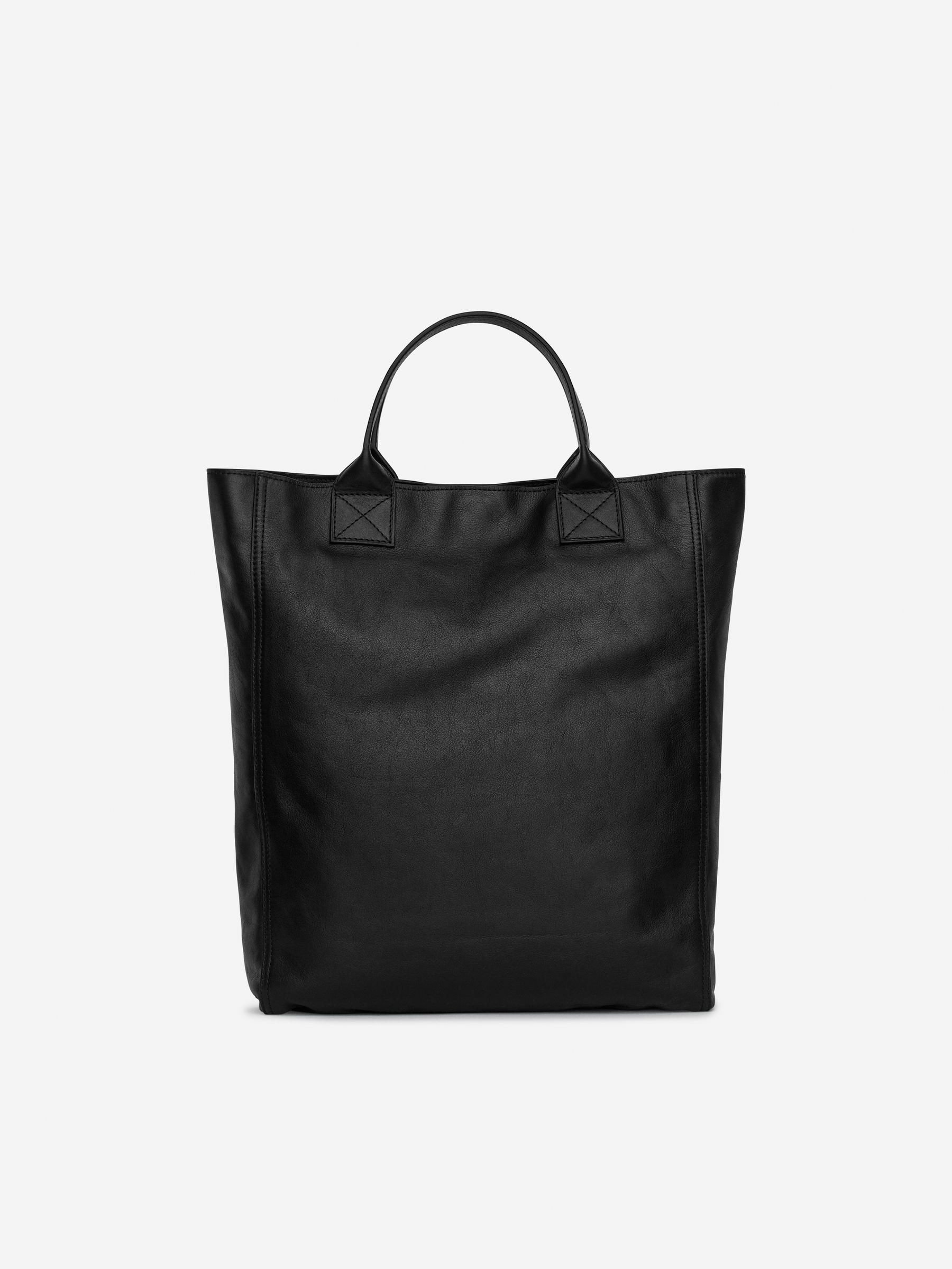 Leather Tote-#272627-16276