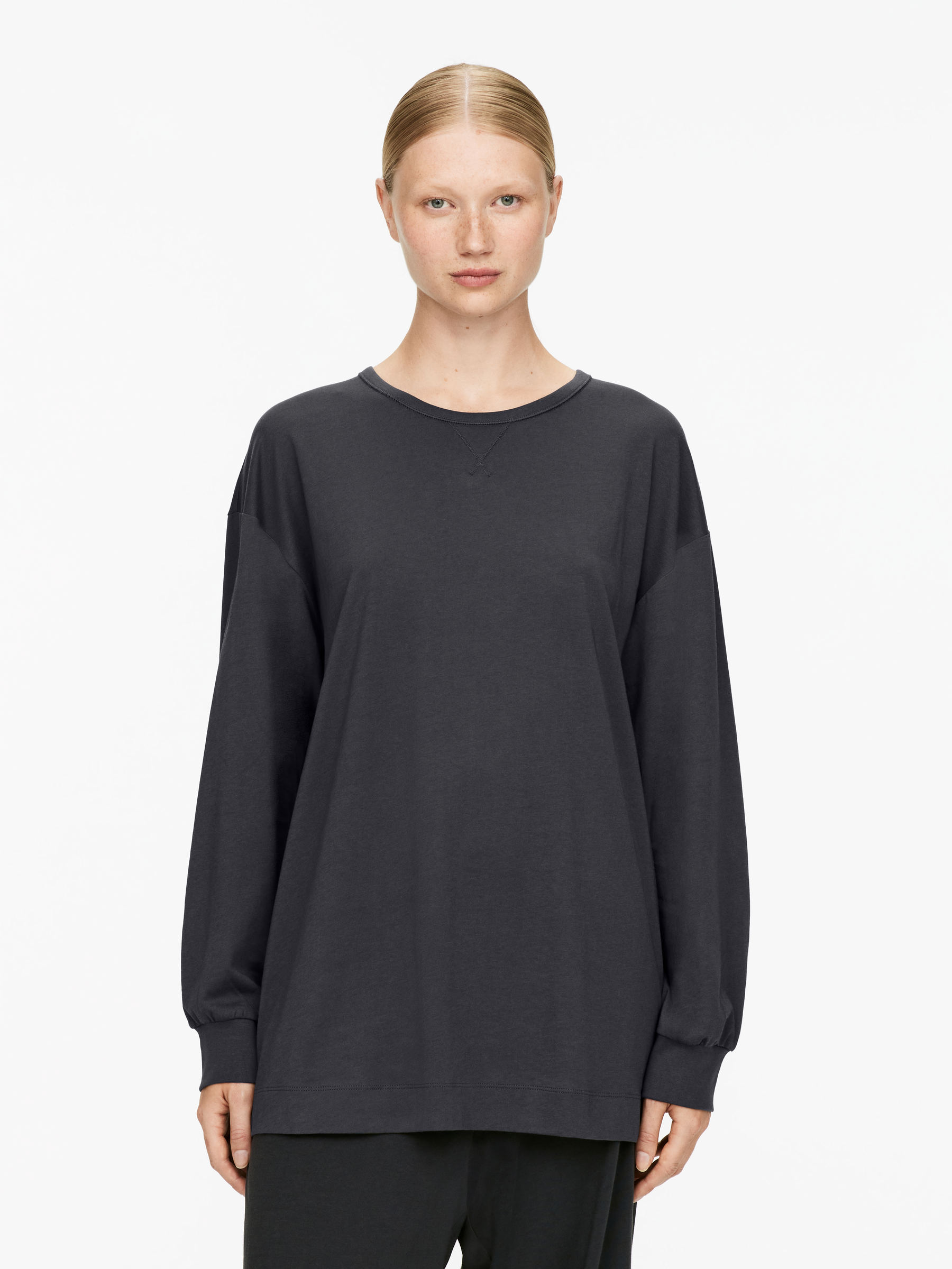 Long-Sleeve T-Shirt-#41444A-16244