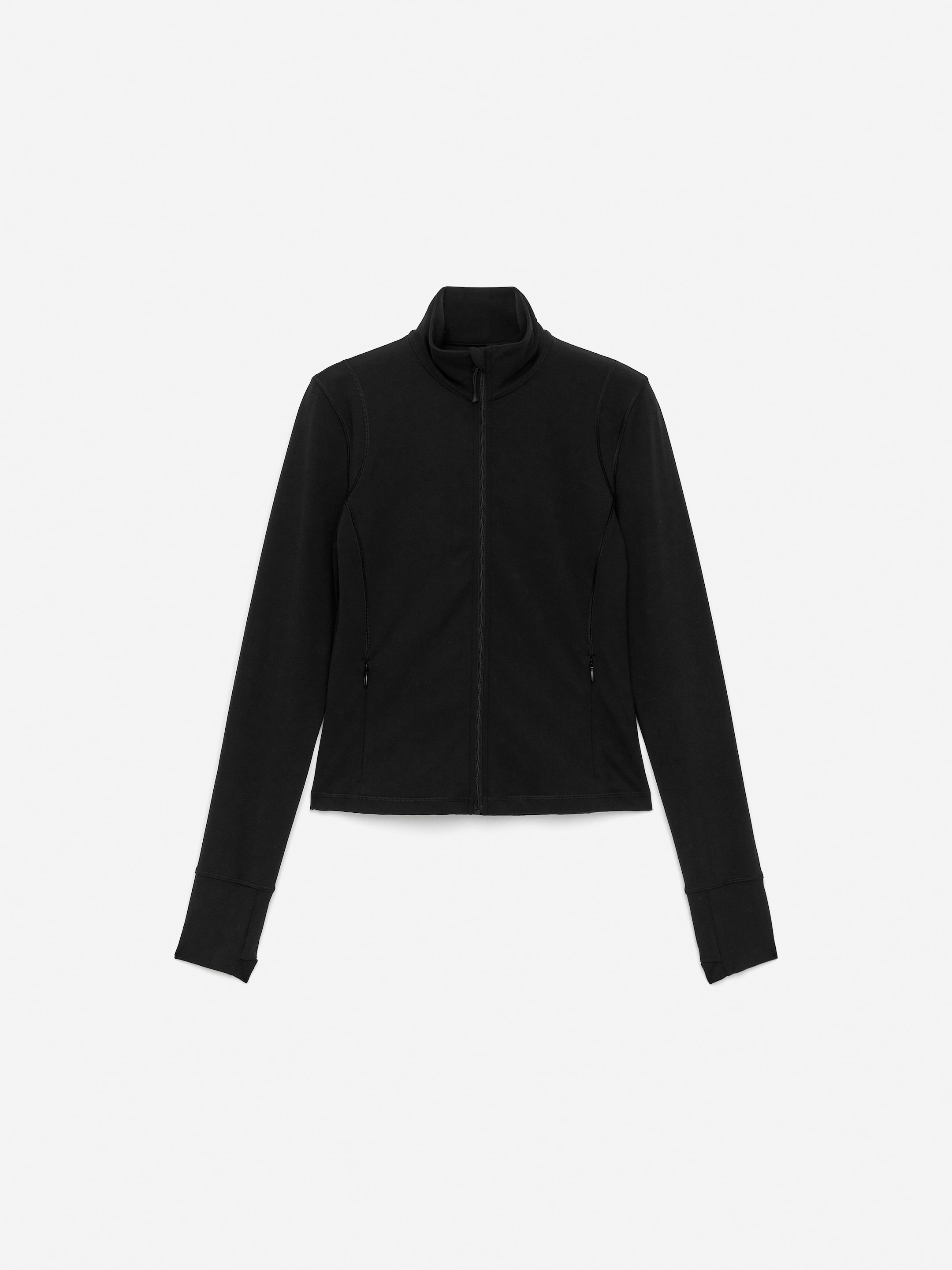 Soft Stretch Zip Jacket-#191918-16791