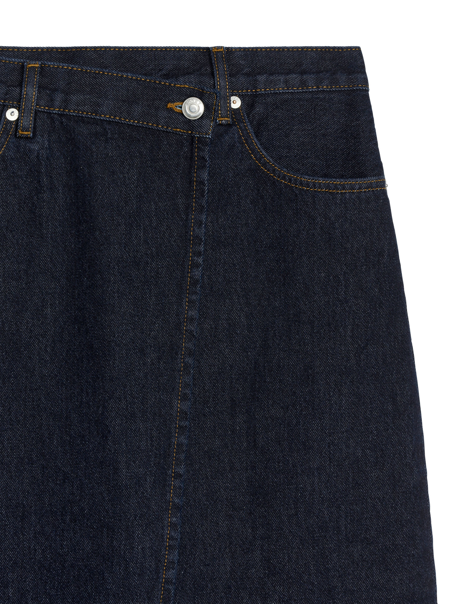Denim Wrap Skirt - Dark Blue - Regular fit - Women - StillMedia/DescriptiveDetail - 3
