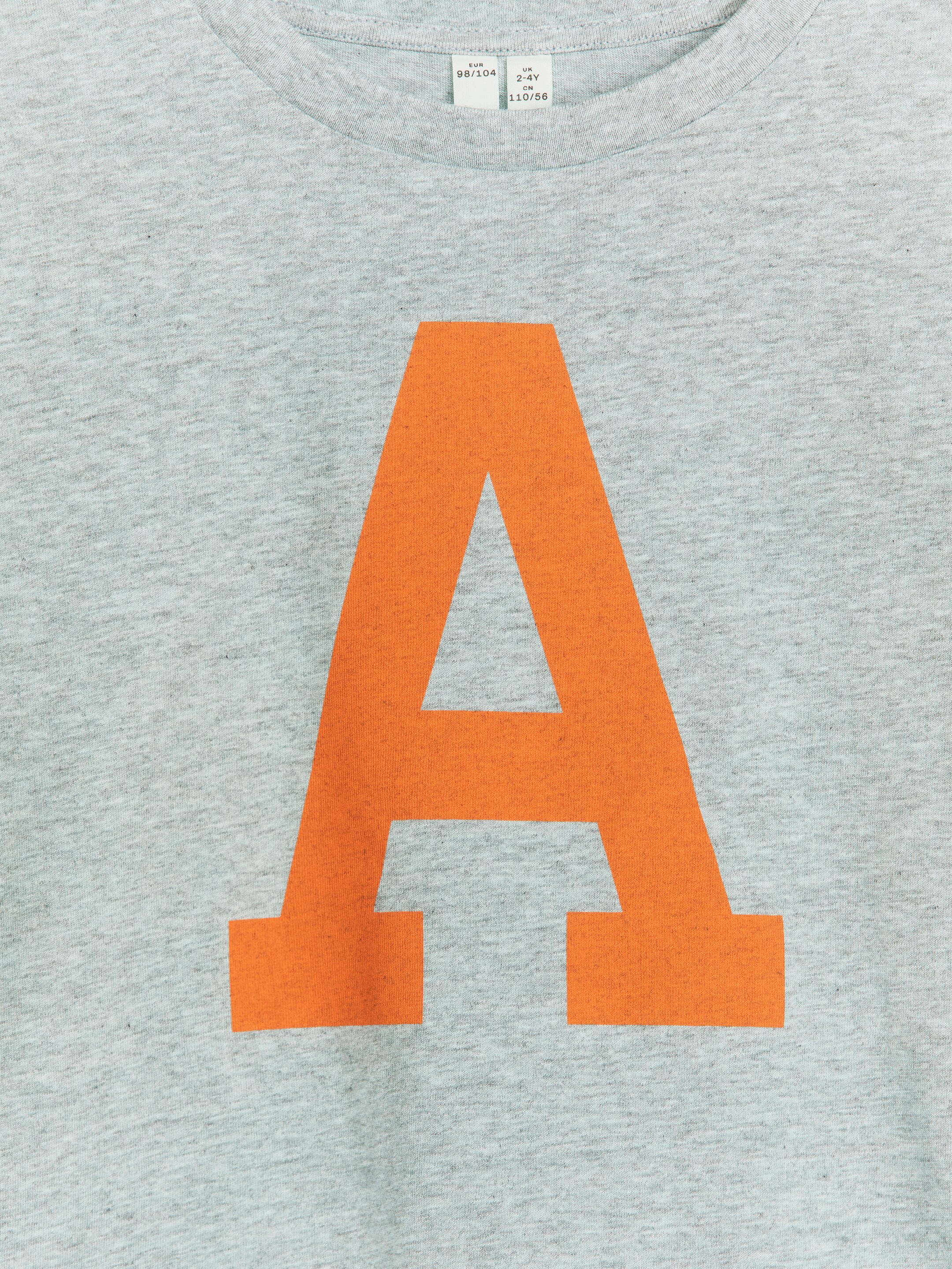 Varsity T-Shirt - Grey Melange - Regular fit - Children - StillMedia/DescriptiveDetail - 3