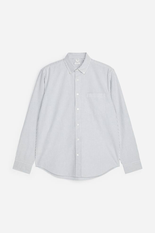 Regular Oxford Shirt - Sage/Pink/White/Light Blue/White/Peach/Blue/Striped/Cream - 1