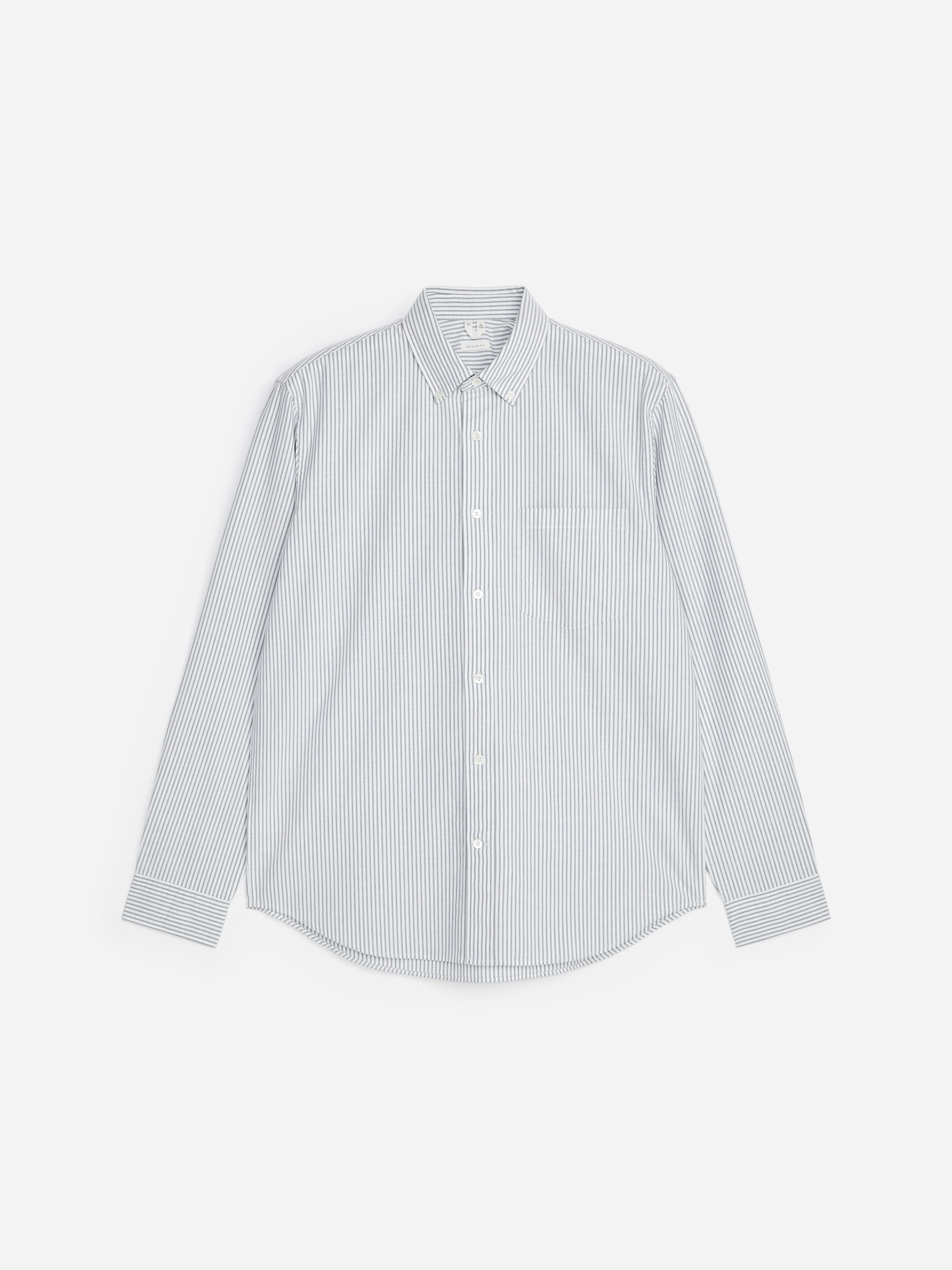 Regular Oxford Shirt-Green-19313