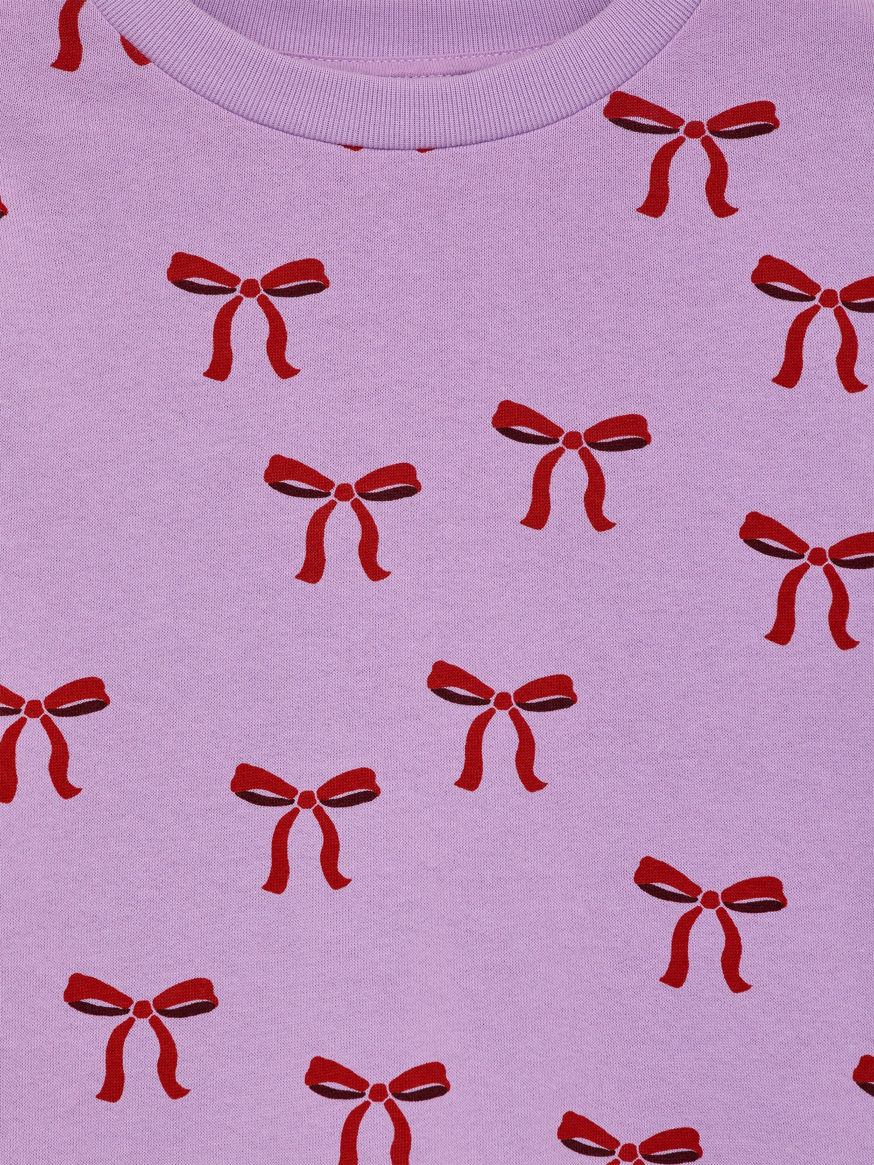 Bedrucktes Sweatshirt - Flieder/Rot - Relaxed Fit - Children - StillMedia/DescriptiveDetail - 2