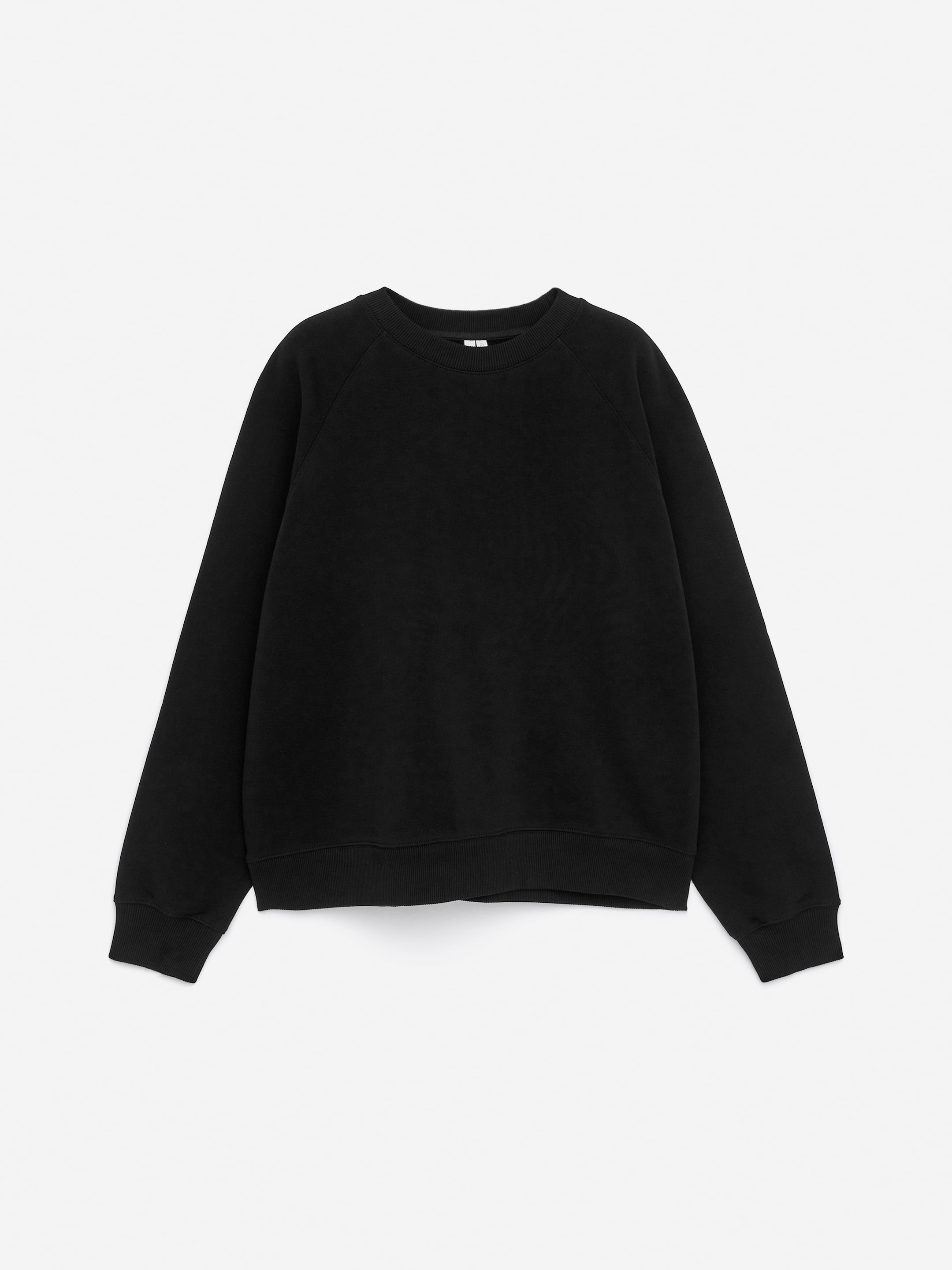 Terry Sweatshirt - Black - Regular fit - Women - StillMedia/DescriptiveStillLife - 1
