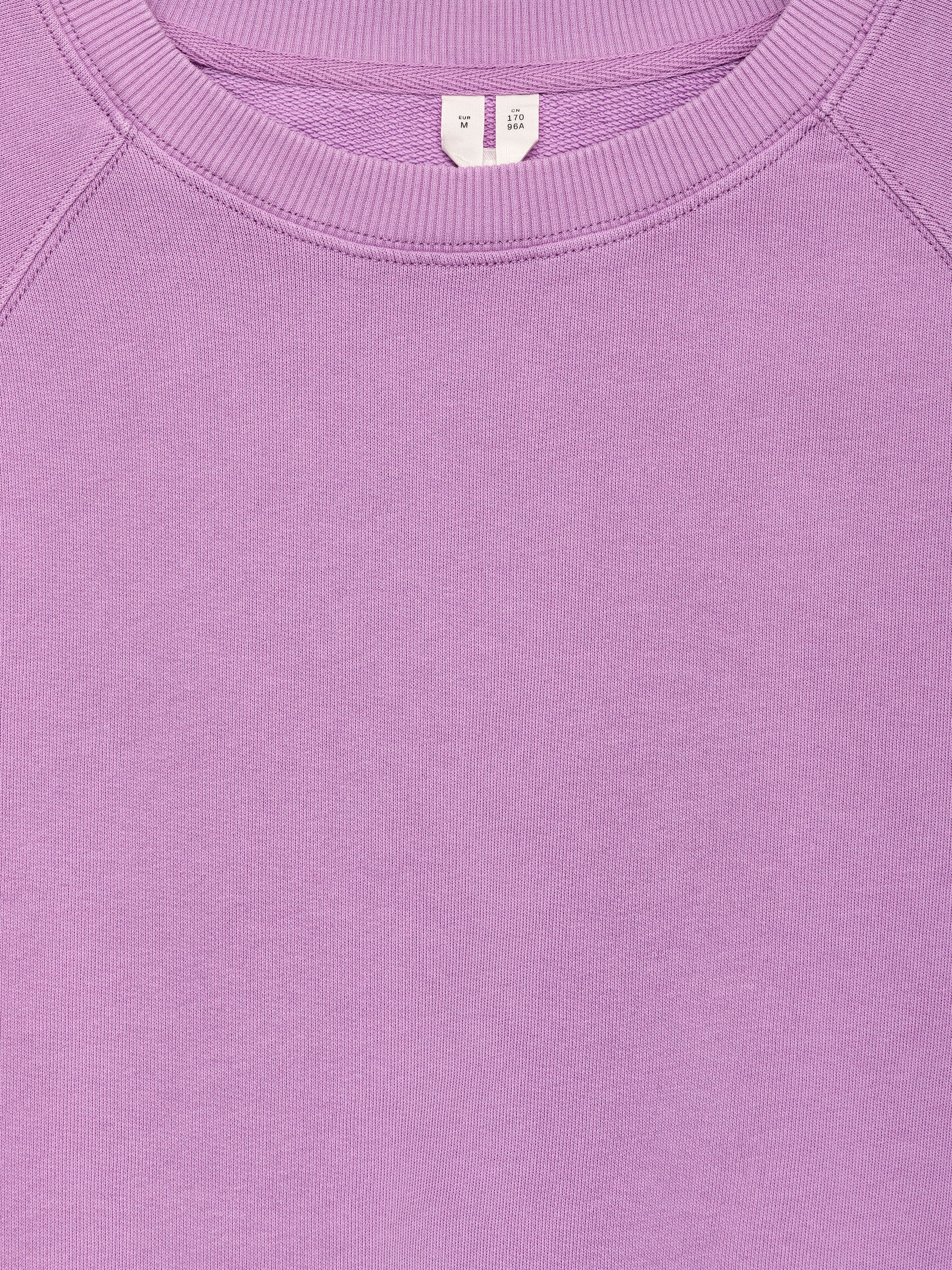 Terry Sweatshirt - Lilac - Regular fit - Women - StillMedia/DescriptiveDetail - 1