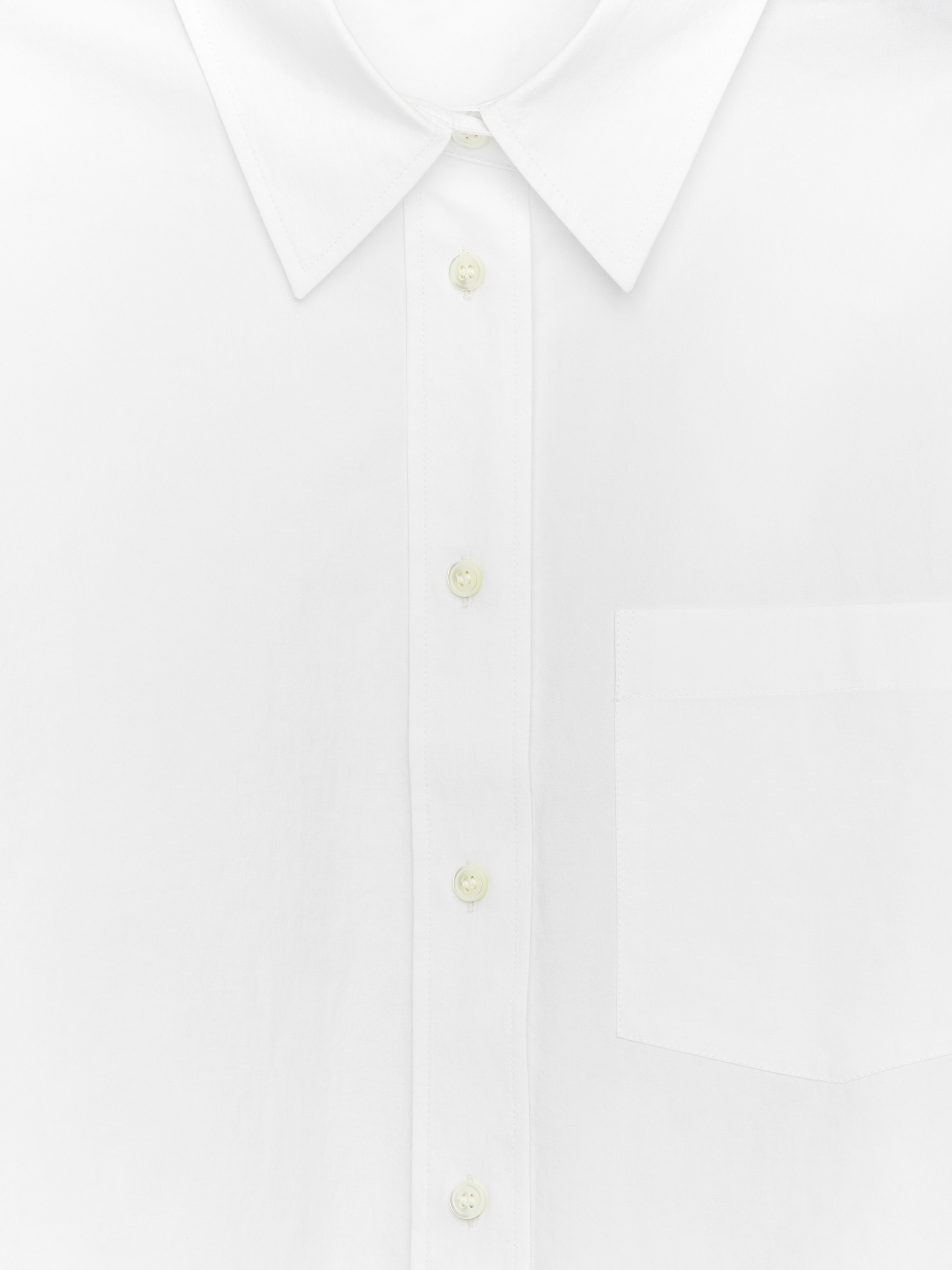 Cotton Shirt - White - Regular fit - Women - StillMedia/DescriptiveDetail - 2