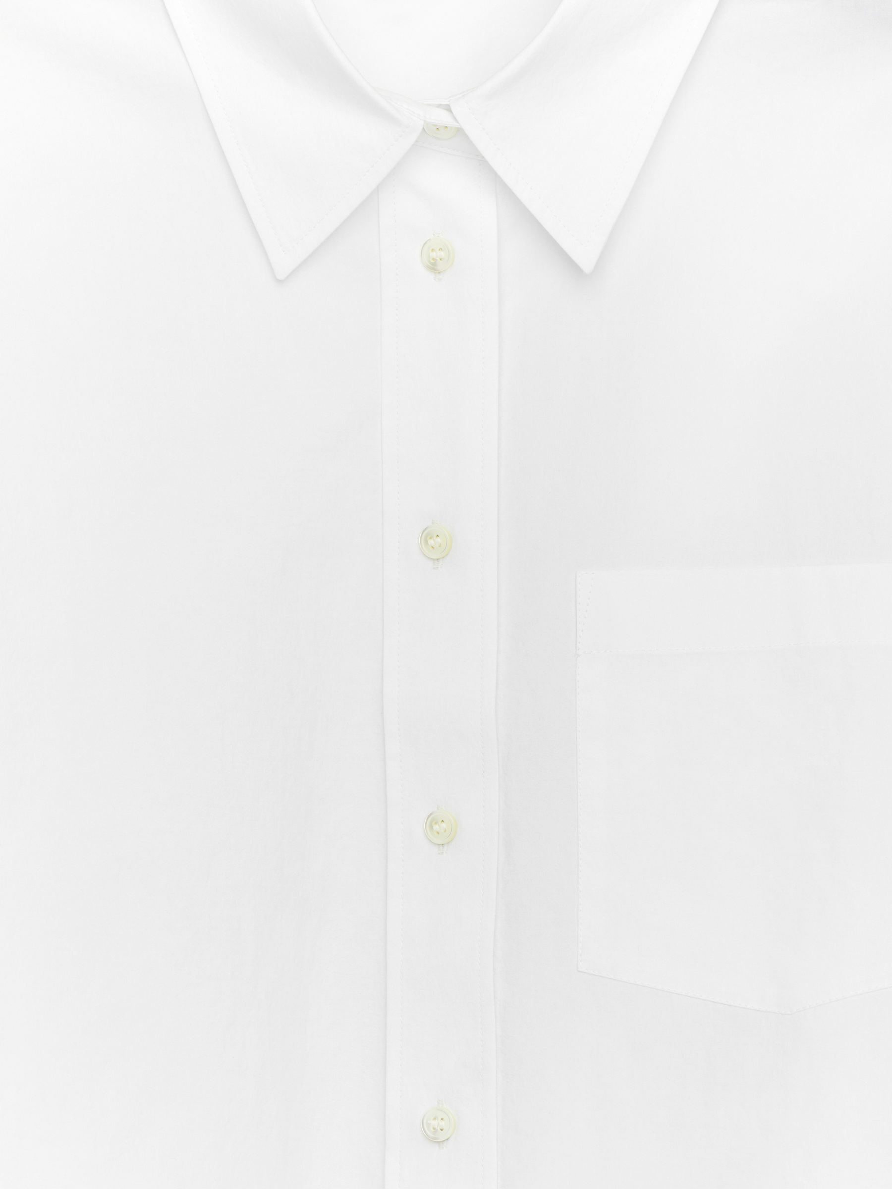 Chemise en coton - Blanc - Regular fit - Femme - StillMedia/DescriptiveDetail - 2
