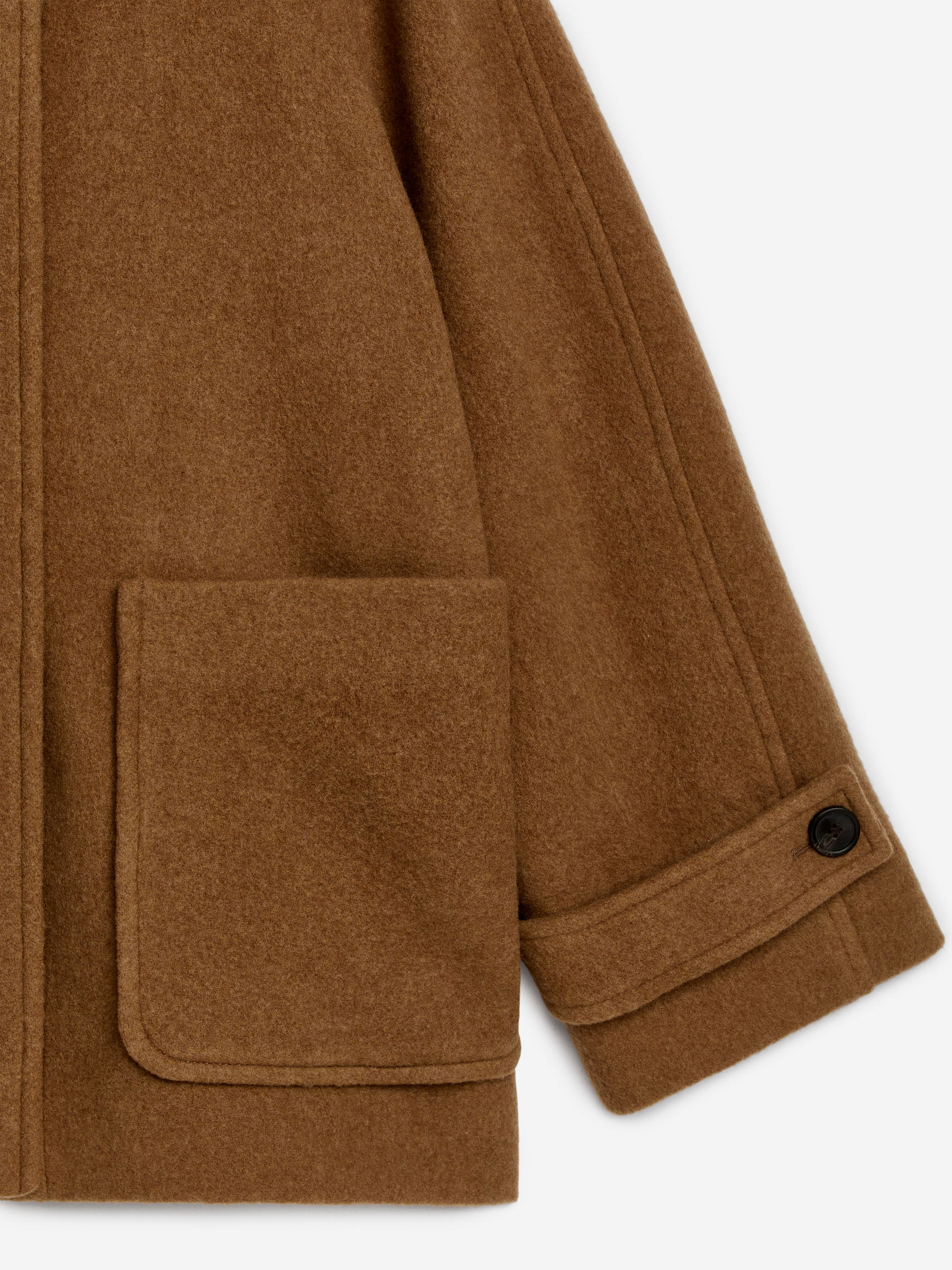 Wool-Blend Jacket - Brown - Loose fit - Women - StillMedia/DescriptiveDetail - 3