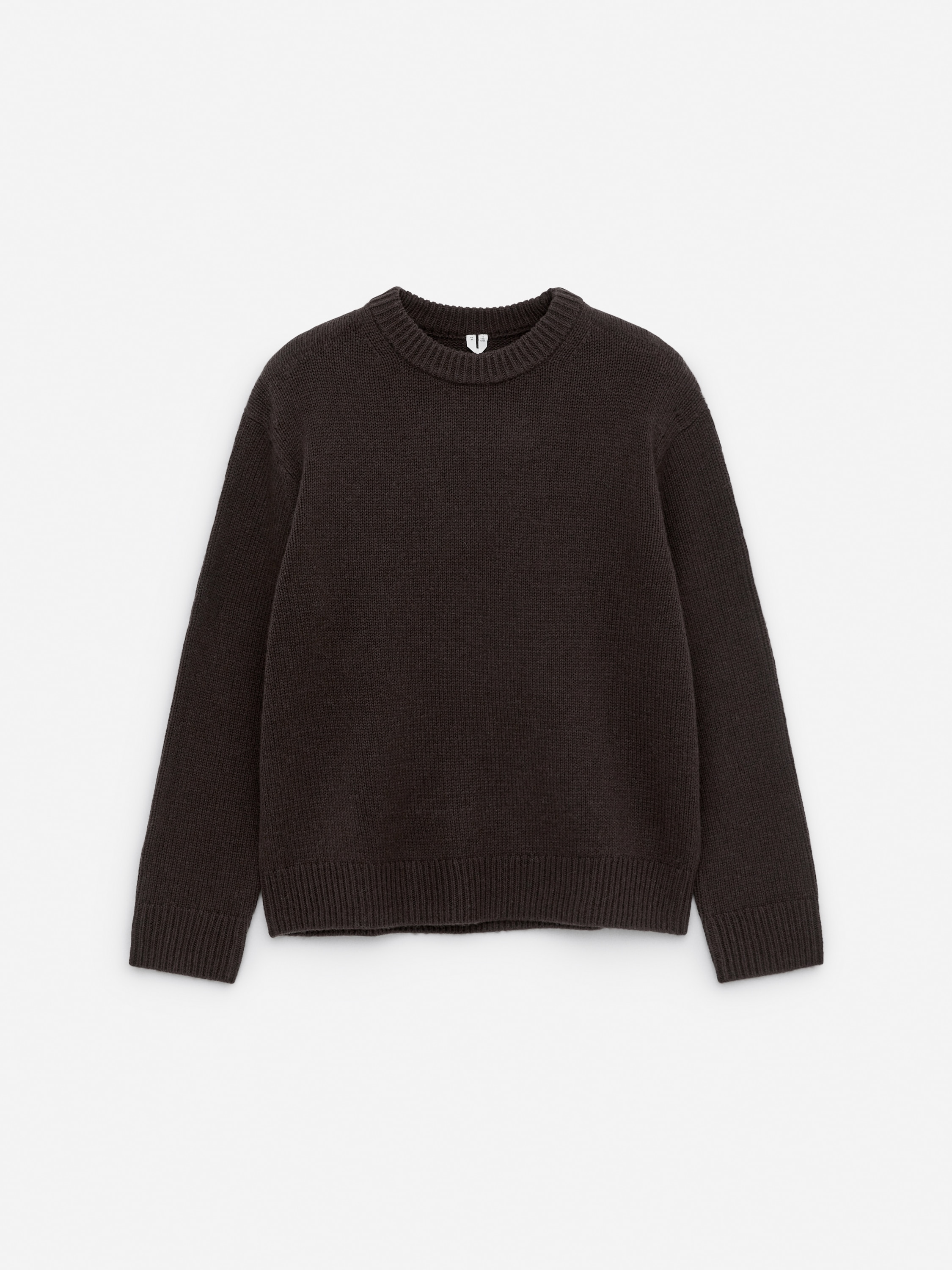 Vastag kötött gyapjúpulóver - Sötétbarna/Faszén melange/Bordó/Sötétkék/Világosszürke melange/Törtfehér/Bézs melange/Középkék