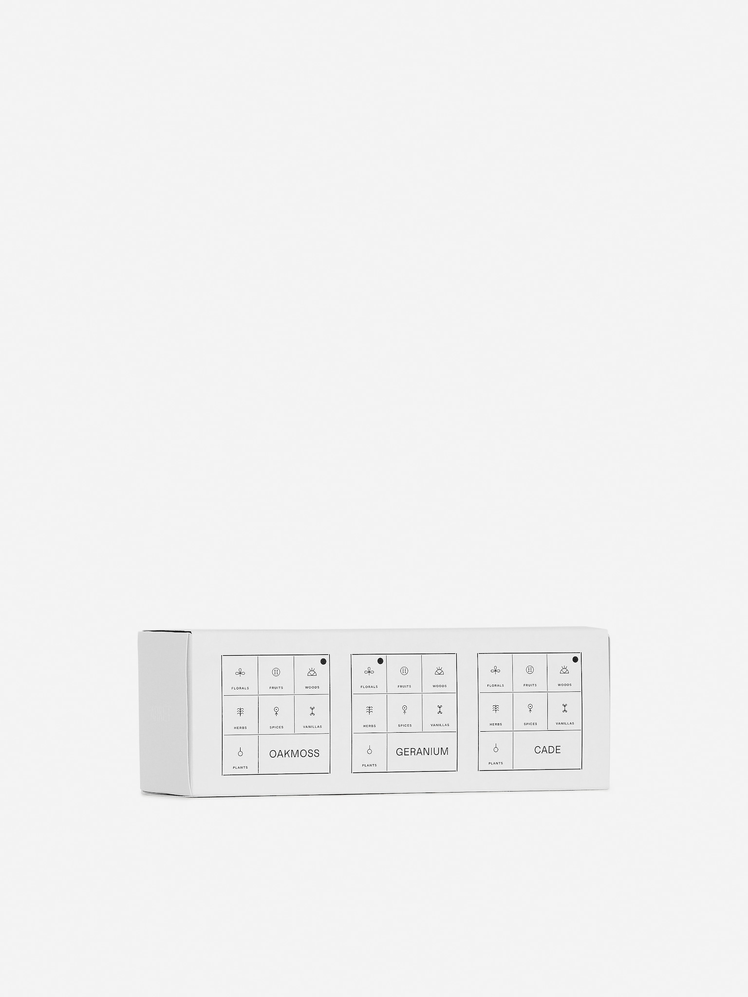 Doftljus 3 x 50 g - Grön - 1