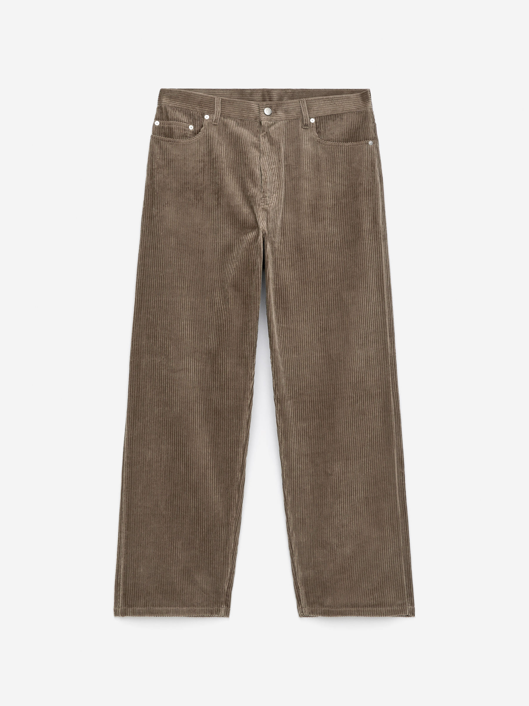 Loose Fit Courduroy Trousers - Dark Mole - Loose fit - Men - StillMedia/DescriptiveStillLife - 2