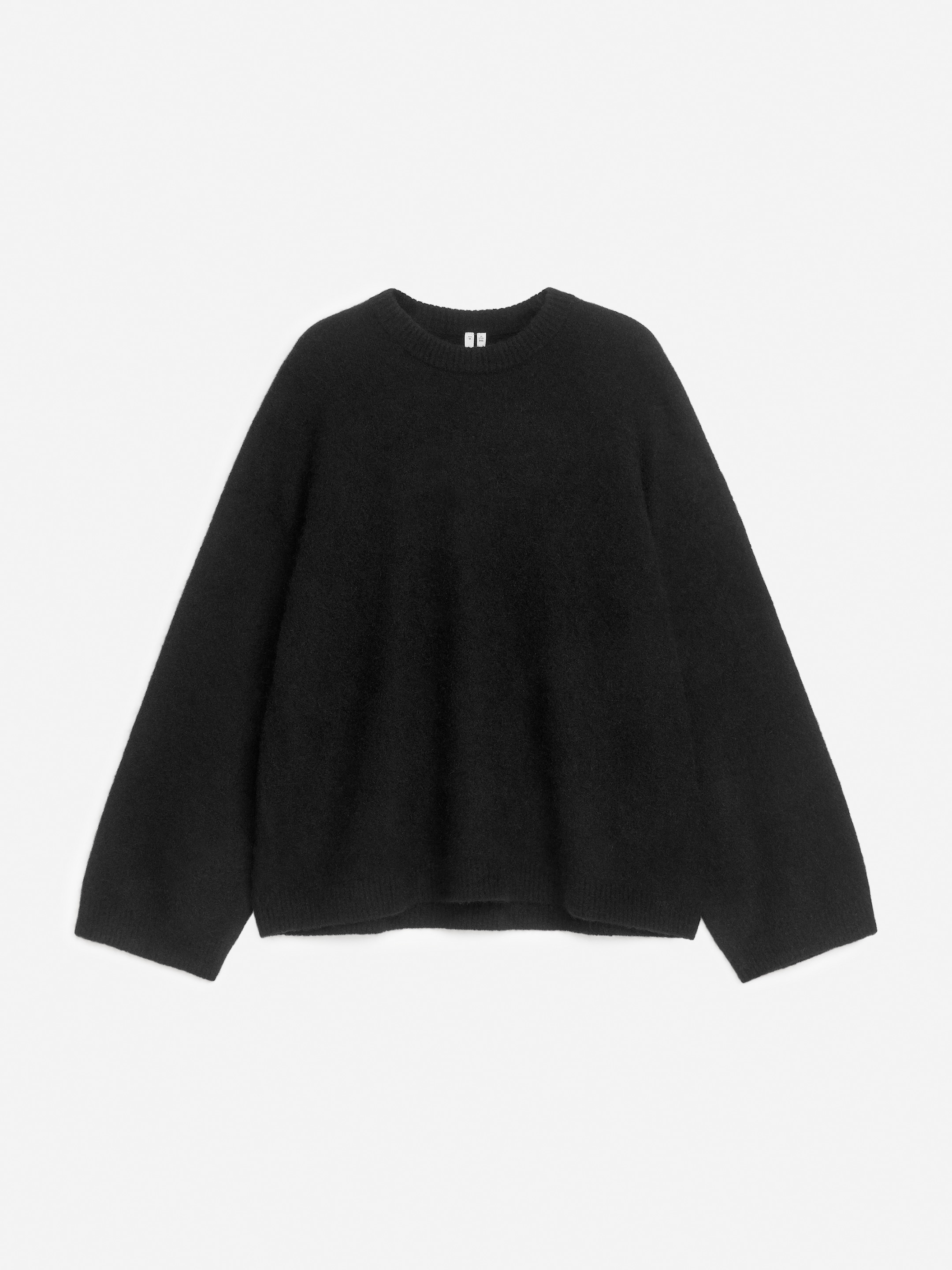 Visa större bild: Tröja i alpacka och ull - Svart - DAM | H&M SE 5