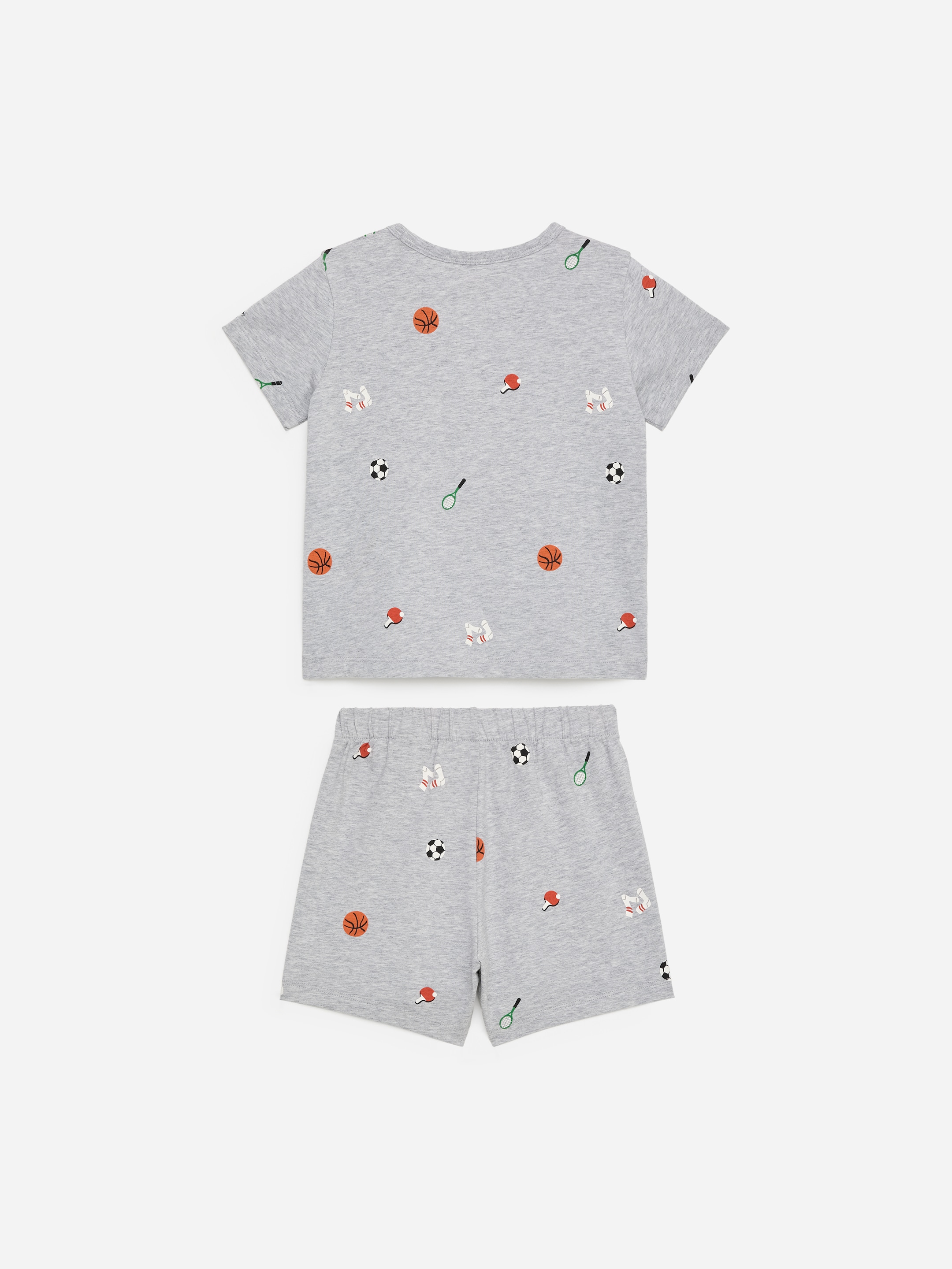 Short Jersey Pyjama Set - Grey - Children - StillMedia/DescriptiveStillLife - 3