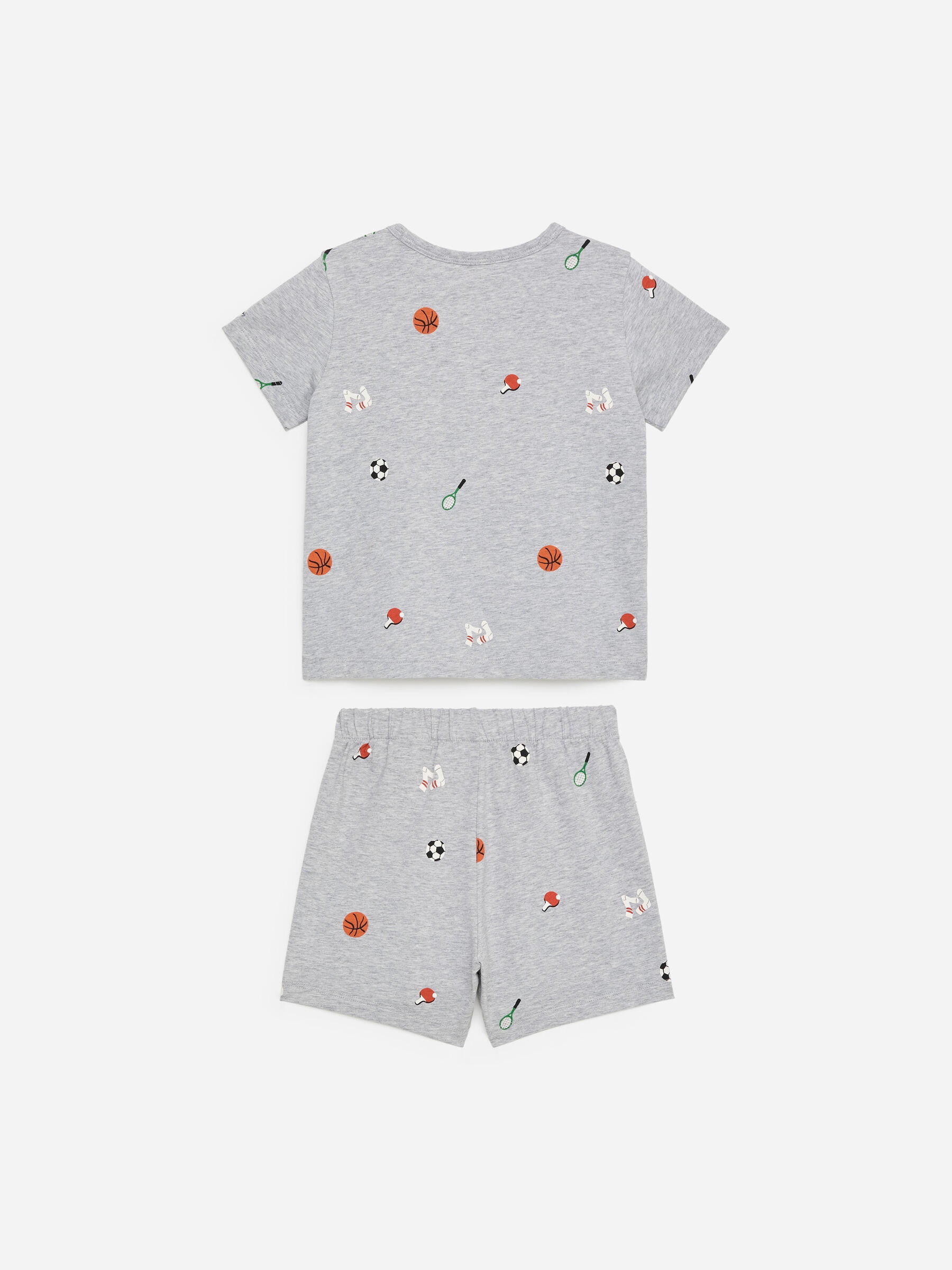 Short Jersey Pyjama Set - Grey - Children - StillMedia/DescriptiveStillLife - 3