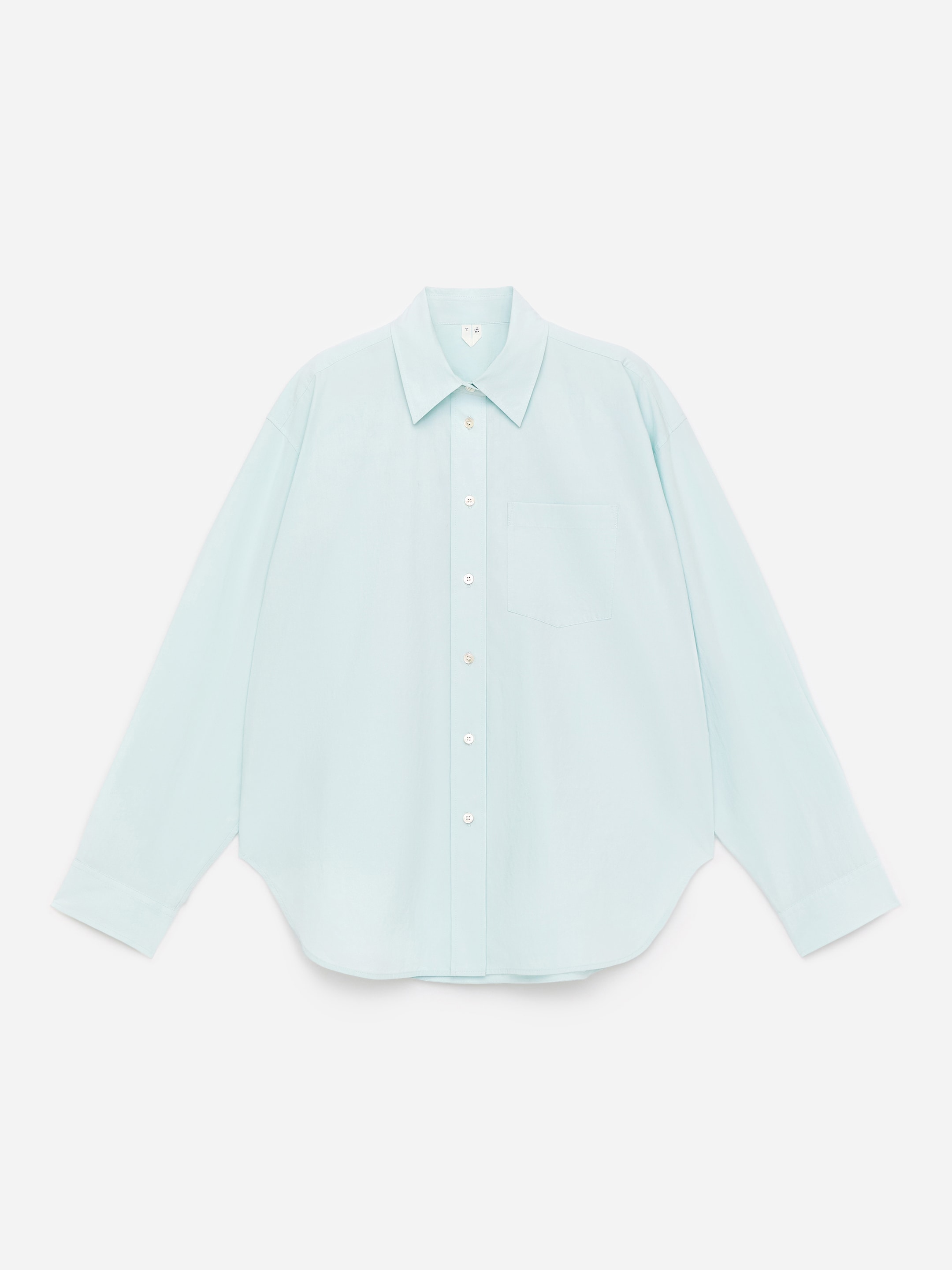 Cotton Shirt - Light Turquoise - Regular fit - Women - StillMedia/DescriptiveStillLife - 5