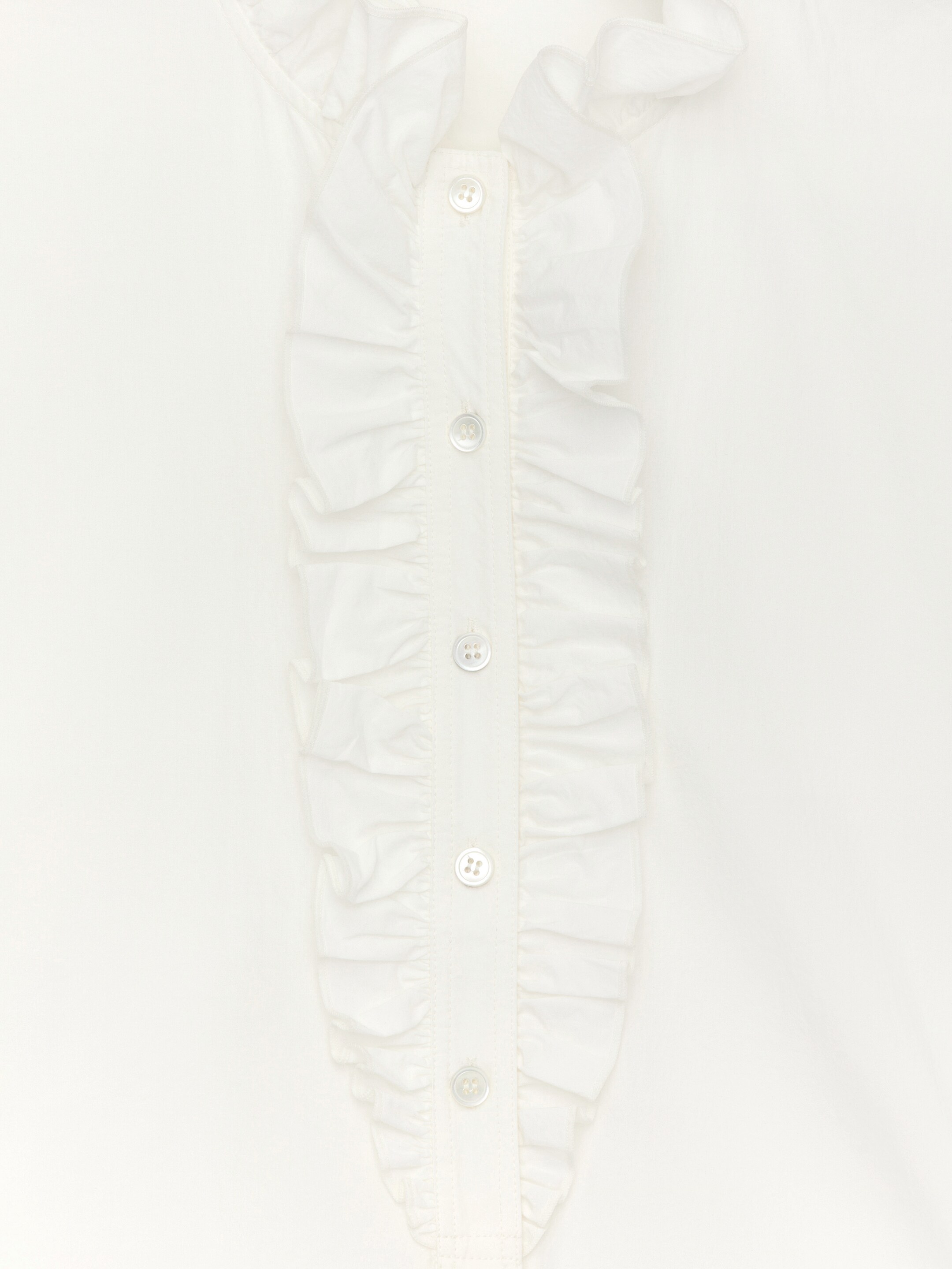 Größeres Bild ansehen: Rüschenbluse - Cremeweiß - Ladies | H&M DE 6